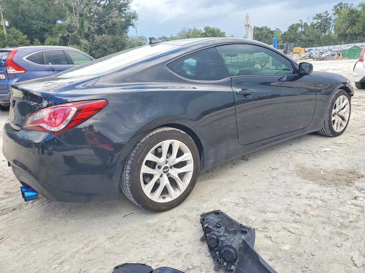 2014 Hyundai Genesis Coupe 2.0t Black vin: KMHHT6KD7EU113713