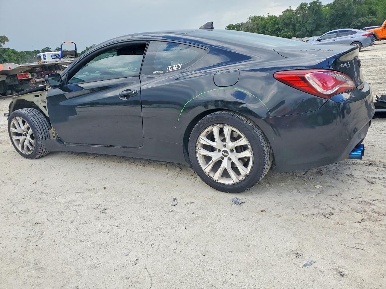 2014 Hyundai Genesis Coupe 2.0t Black vin: KMHHT6KD7EU113713