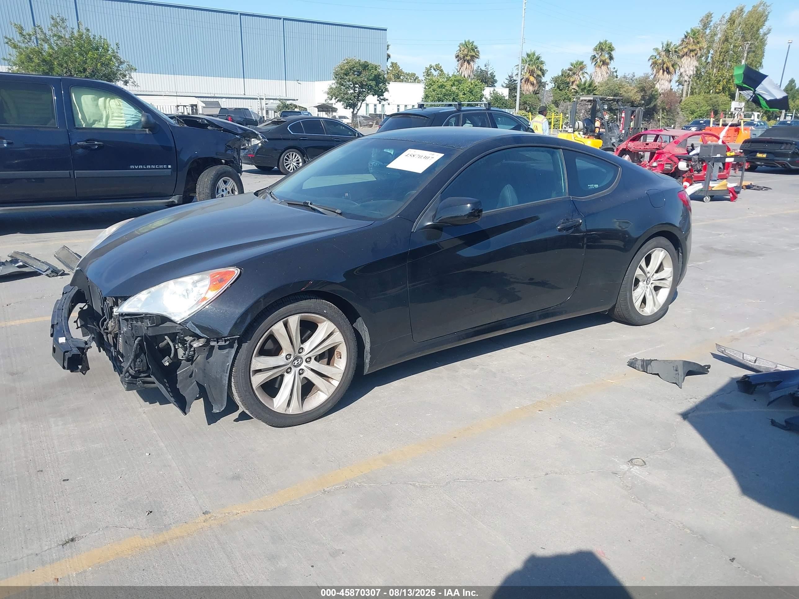 2011 Hyundai Genesis 2.0t Черный vin: KMHHT6KD8BU056577
