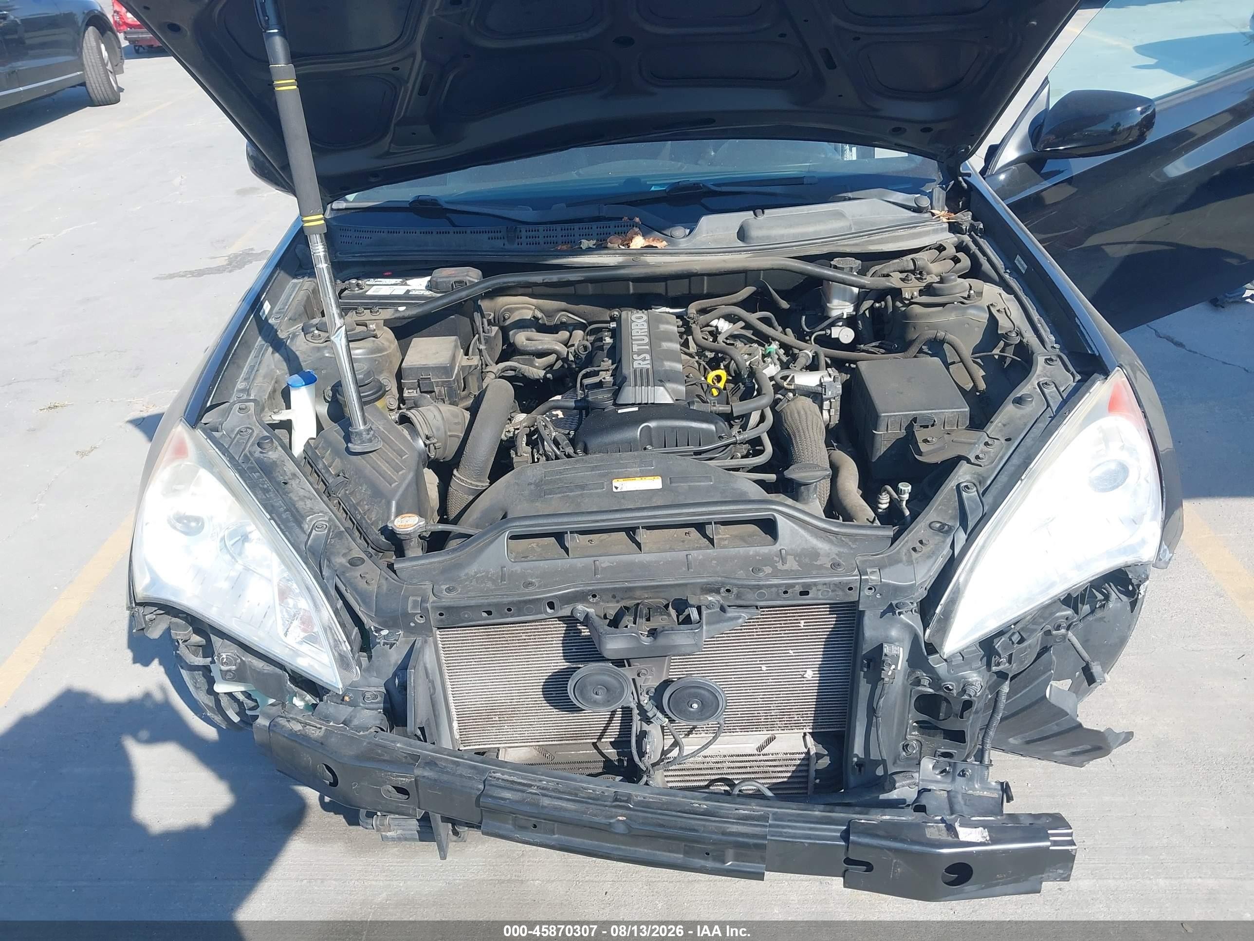 2011 Hyundai Genesis 2.0t Черный vin: KMHHT6KD8BU056577