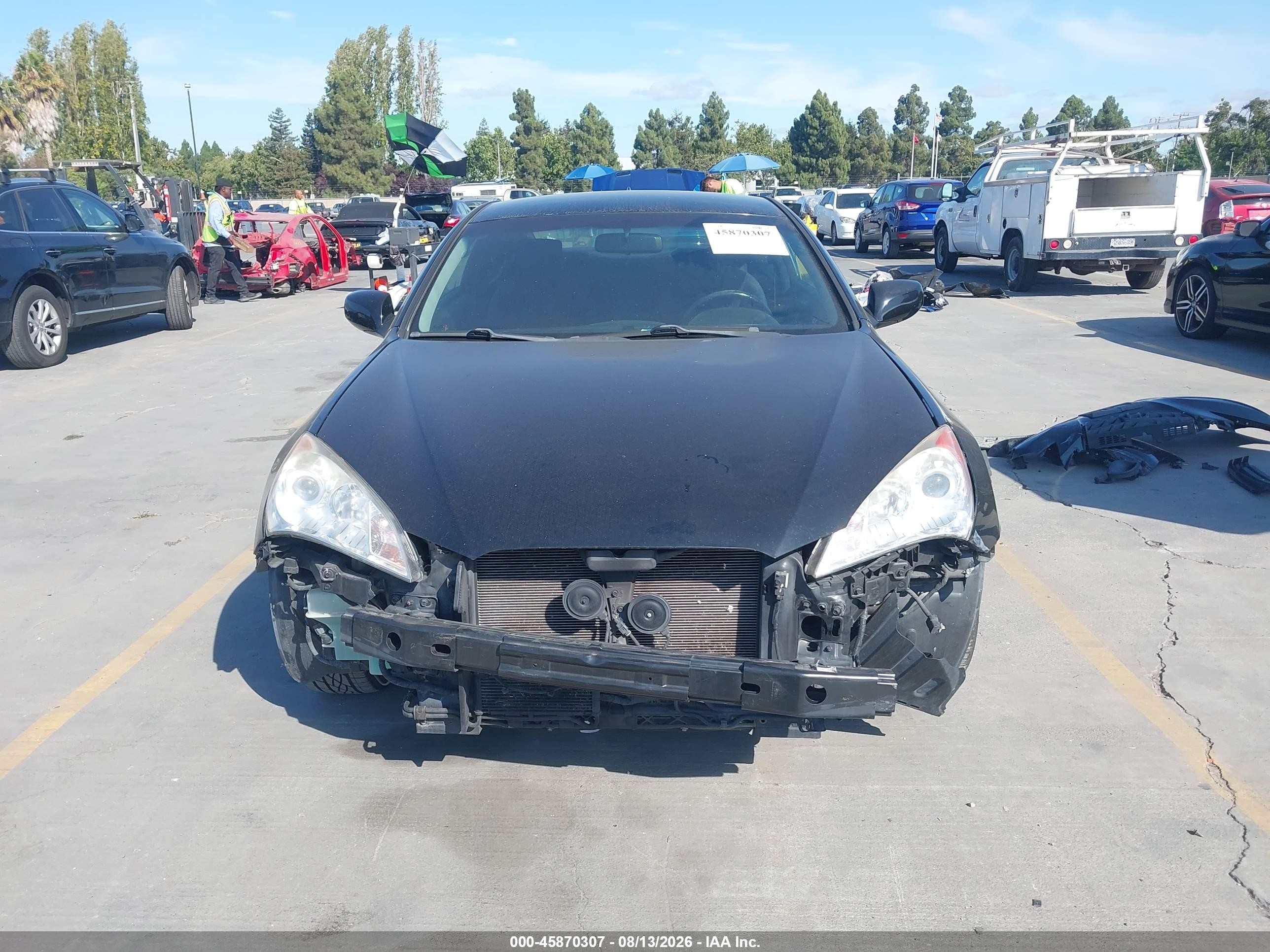 2011 Hyundai Genesis 2.0t Черный vin: KMHHT6KD8BU056577