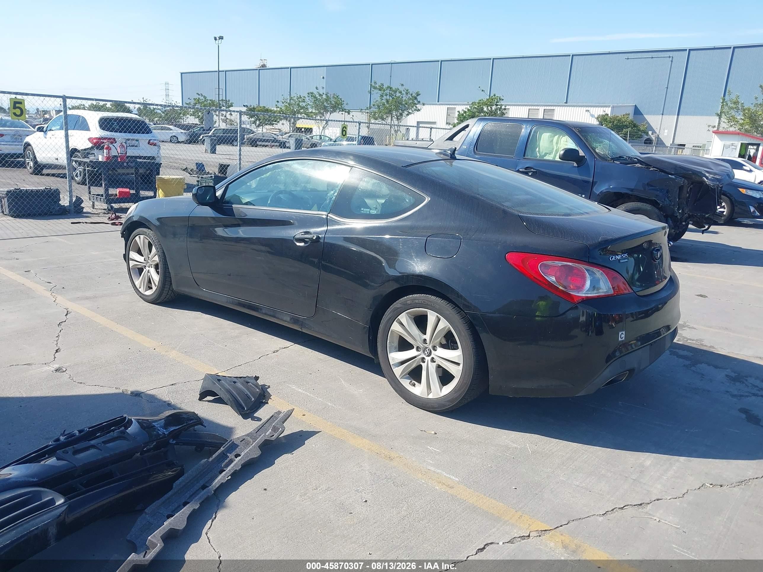 2011 Hyundai Genesis 2.0t Черный vin: KMHHT6KD8BU056577