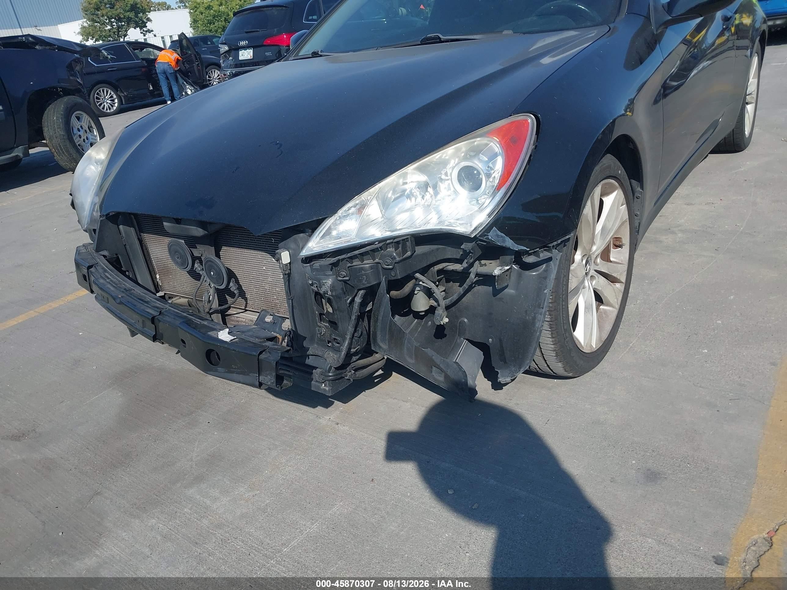 2011 Hyundai Genesis 2.0t Черный vin: KMHHT6KD8BU056577