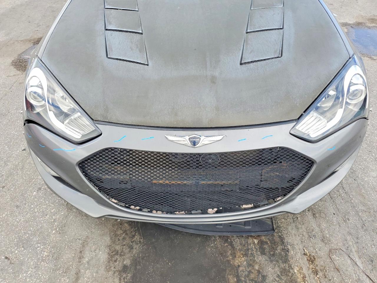 2011 Hyundai Genesis Coupe 2.0t Gray vin: KMHHT6KD8BU064792