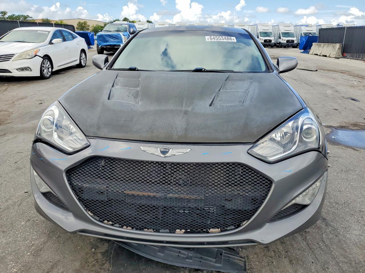 2011 Hyundai Genesis Coupe 2.0t Gray vin: KMHHT6KD8BU064792