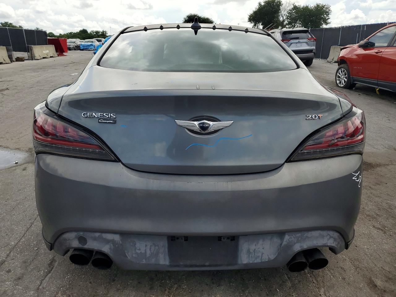 2011 Hyundai Genesis Coupe 2.0t Gray vin: KMHHT6KD8BU064792