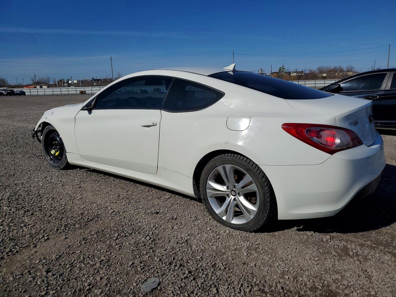 2012 Hyundai Genesis Coupe 2.0t White vin: KMHHT6KD8CU066625