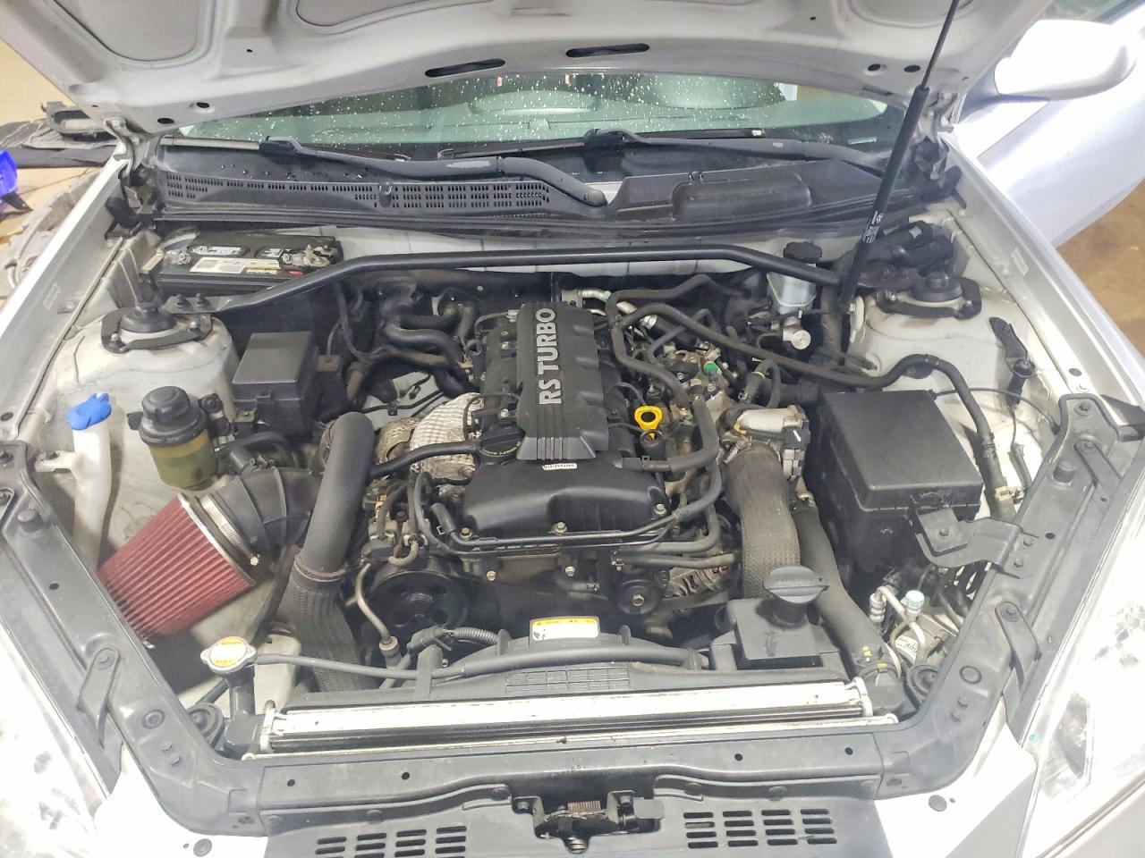 2012 Hyundai Genesis Coupe 2.0t Silver vin: KMHHT6KD8CU067466