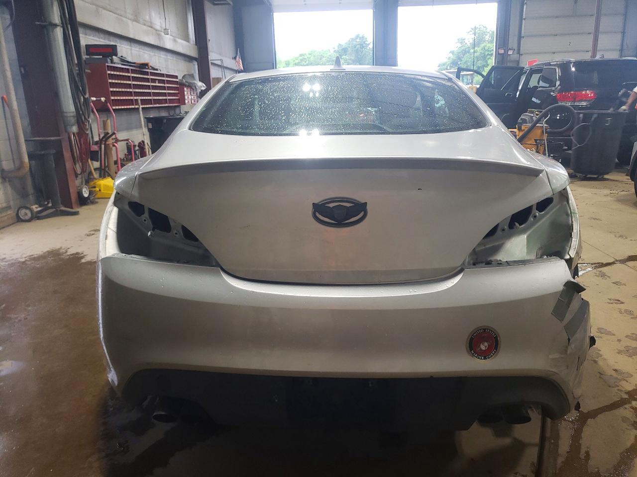 2012 Hyundai Genesis Coupe 2.0t Silver vin: KMHHT6KD8CU067466