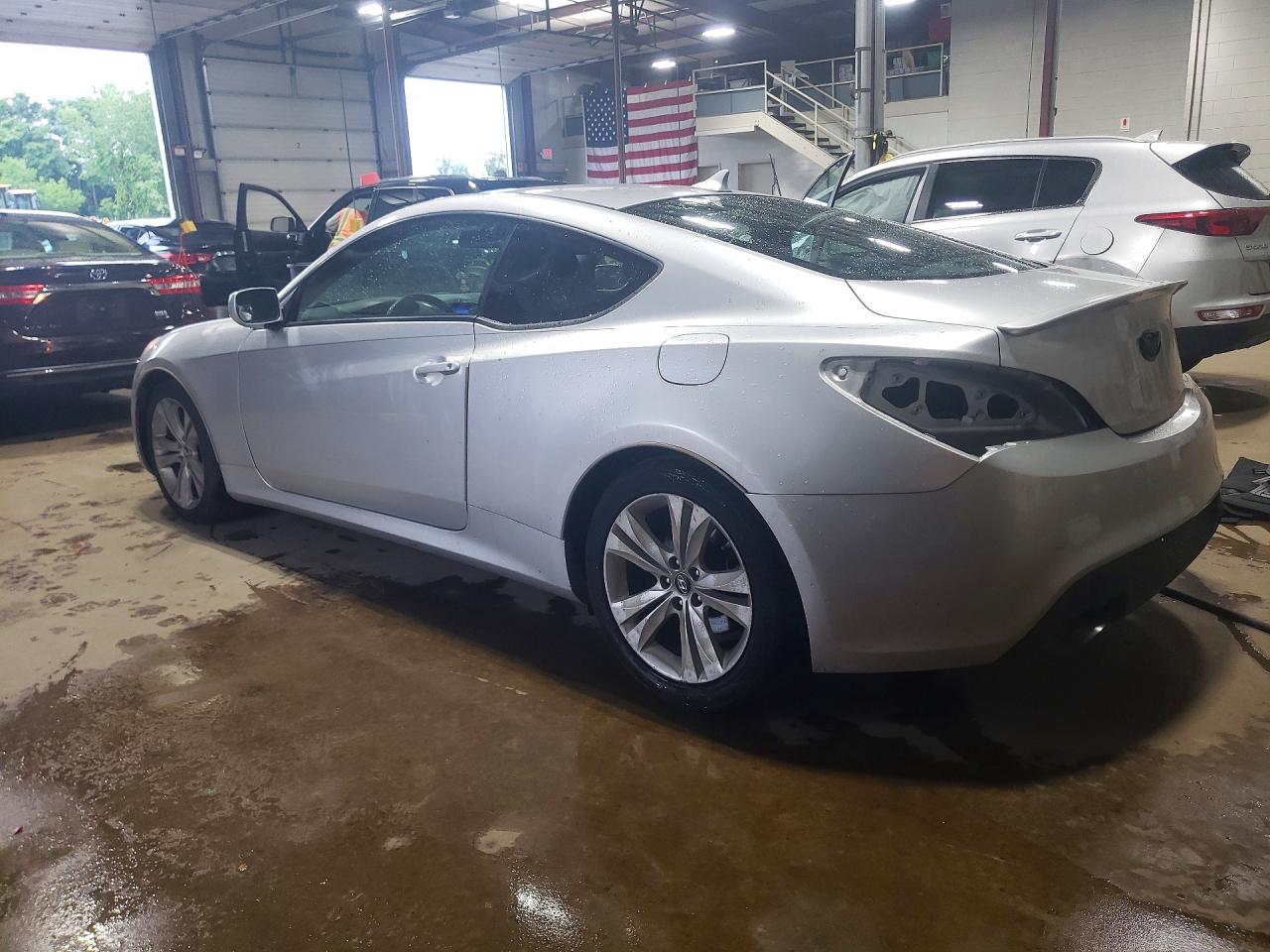 2012 Hyundai Genesis Coupe 2.0t Silver vin: KMHHT6KD8CU067466
