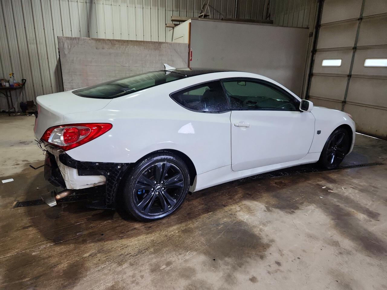 2012 Hyundai Genesis Coupe 2.0t White vin: KMHHT6KD8CU070920
