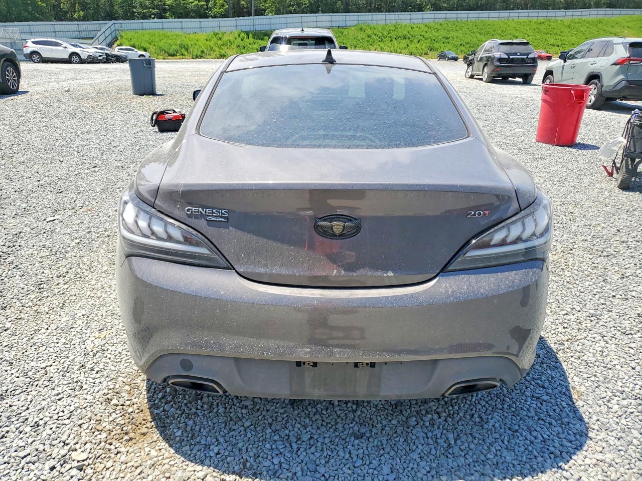 2013 Hyundai Genesis Coupe 2.0t Gray vin: KMHHT6KD8DU089937