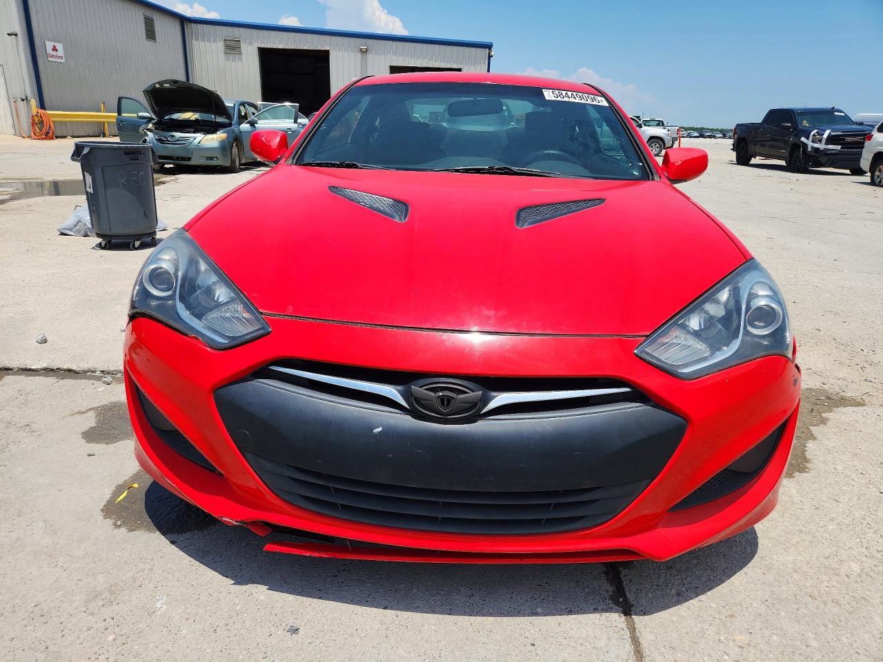 2013 Hyundai Genesis Coupe 2.0t Red vin: KMHHT6KD8DU090165
