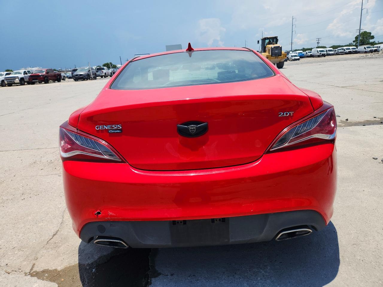 2013 Hyundai Genesis Coupe 2.0t Red vin: KMHHT6KD8DU090165