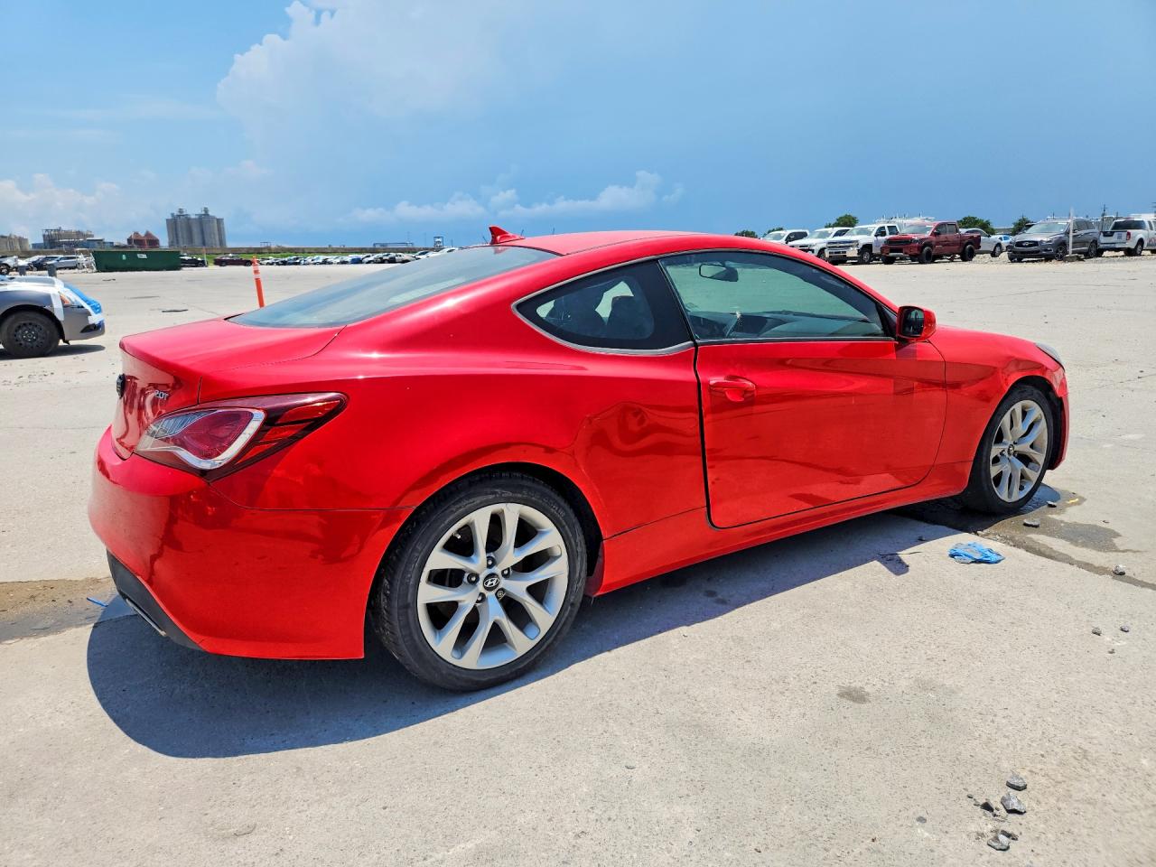 2013 Hyundai Genesis Coupe 2.0t Red vin: KMHHT6KD8DU090165