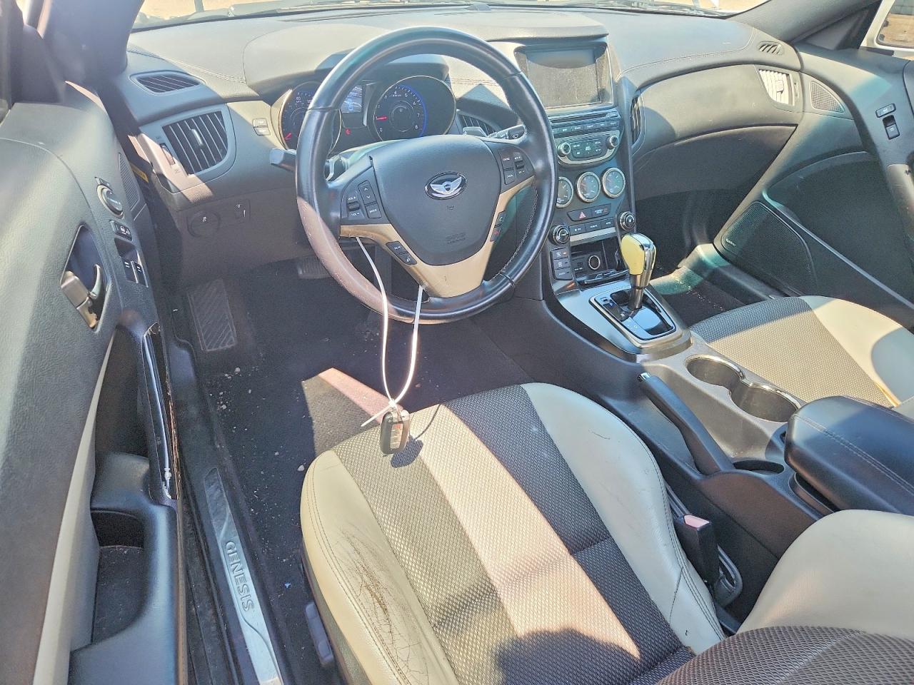 2013 Hyundai Genesis Coupe 2.0t White vin: KMHHT6KD8DU092059