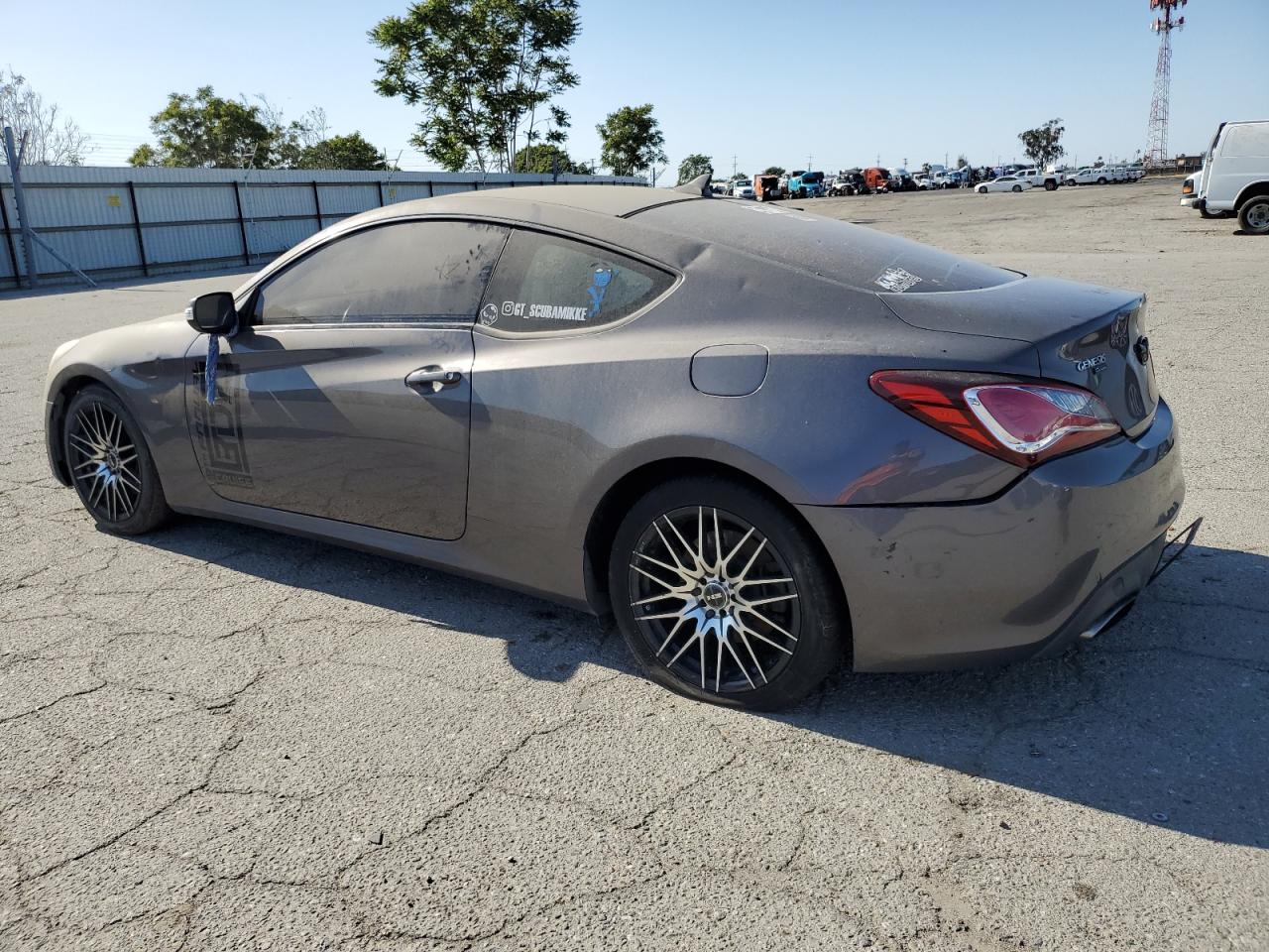 2013 Hyundai Genesis Coupe 2.0t Gray vin: KMHHT6KD8DU101892