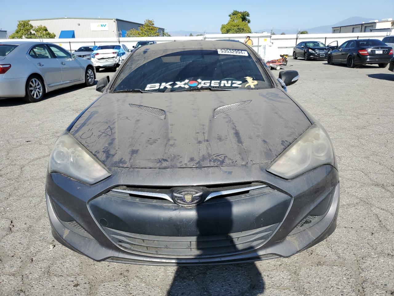 2013 Hyundai Genesis Coupe 2.0t Gray vin: KMHHT6KD8DU101892