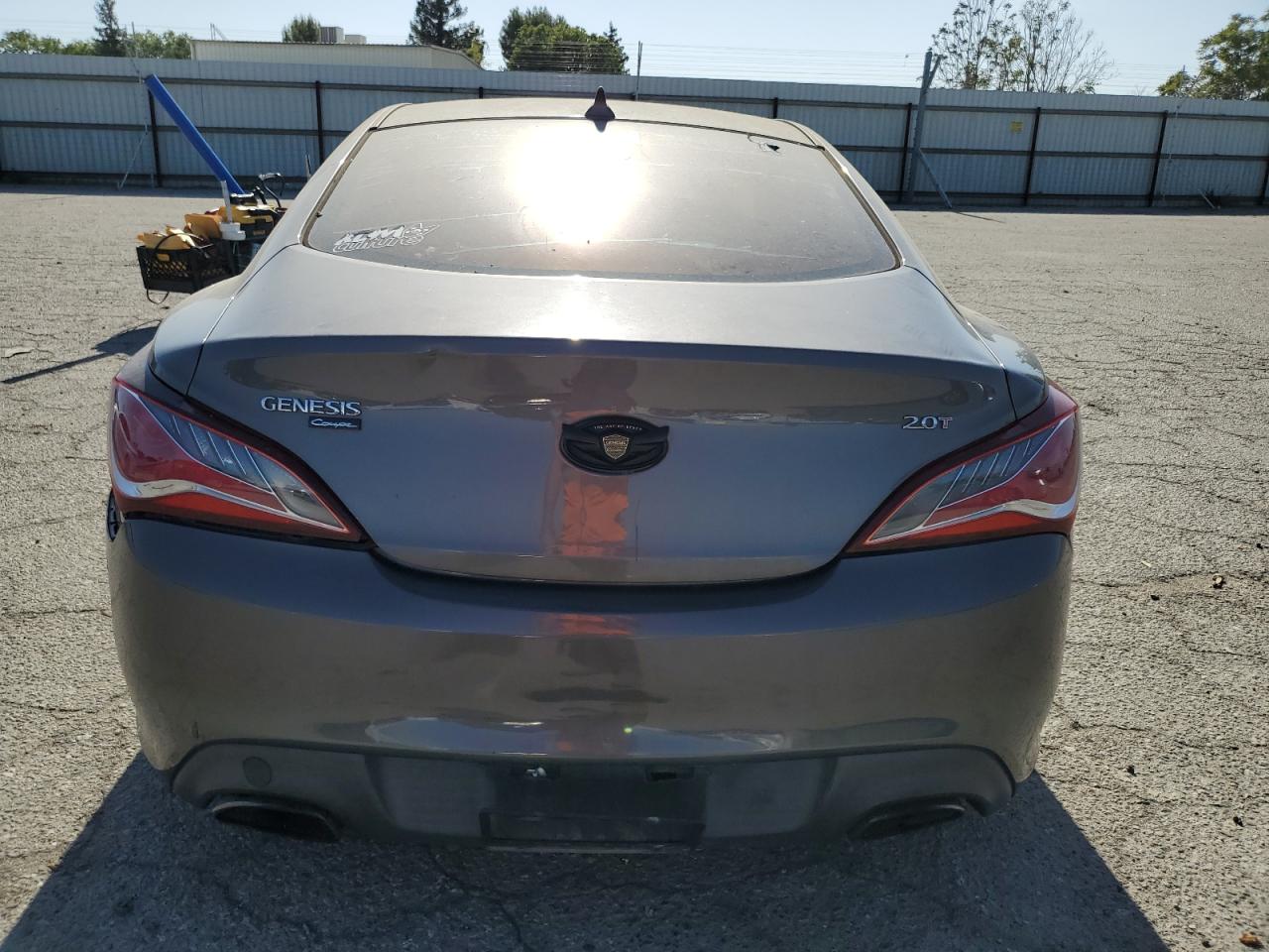 2013 Hyundai Genesis Coupe 2.0t Gray vin: KMHHT6KD8DU101892