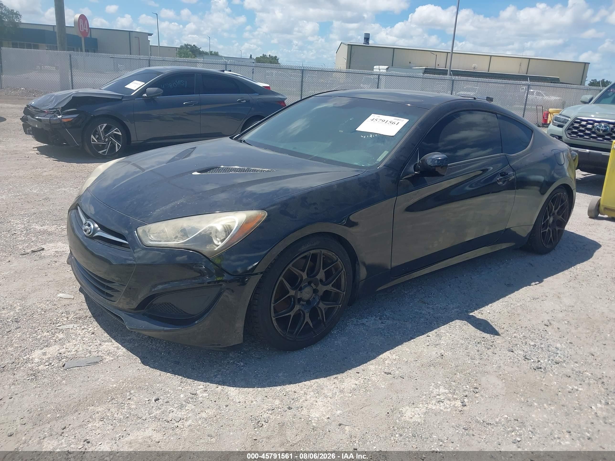 2013 Hyundai Genesis 2.0t Premium Черный vin: KMHHT6KD8DU102654