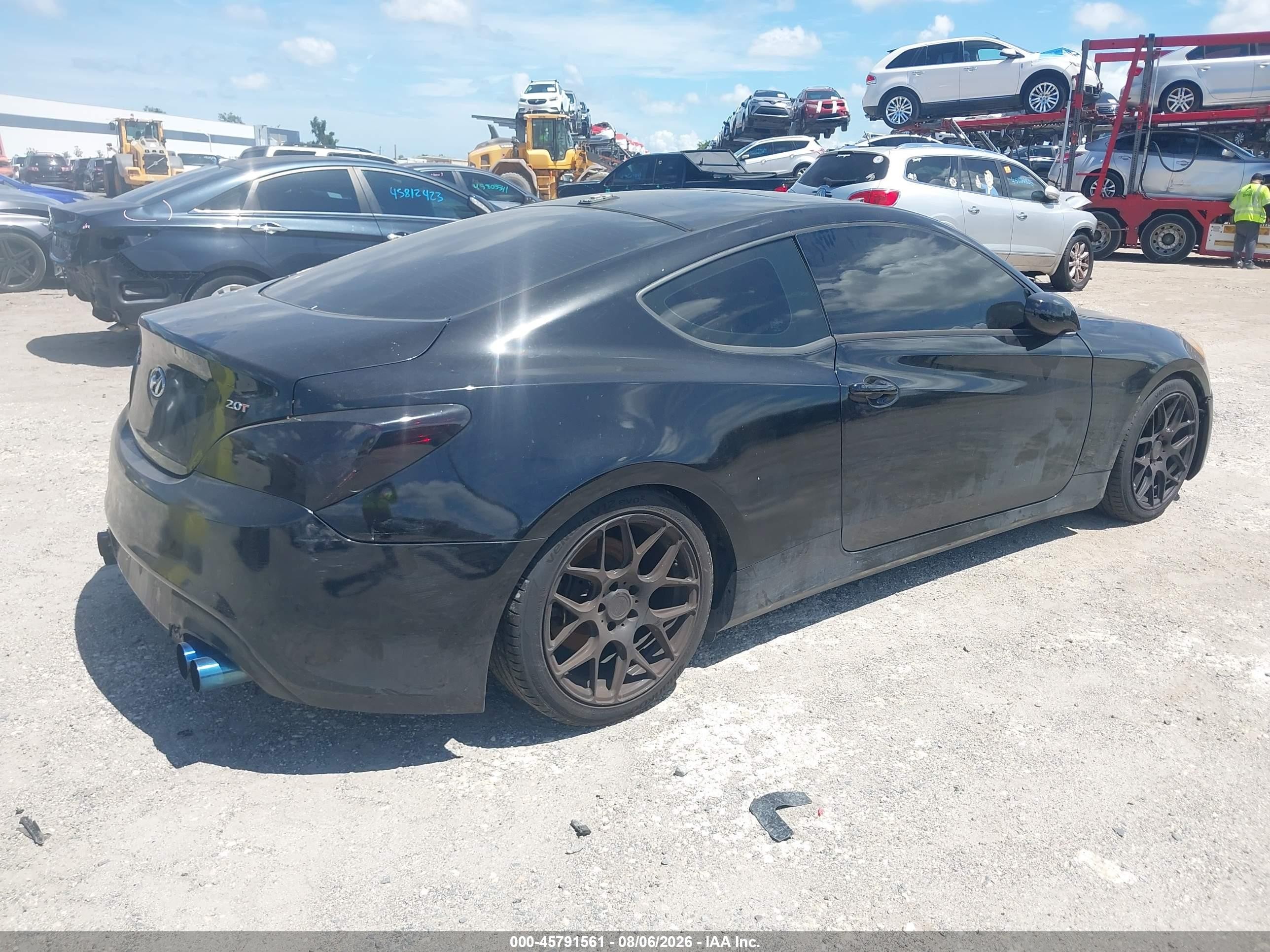2013 Hyundai Genesis 2.0t Premium Черный vin: KMHHT6KD8DU102654