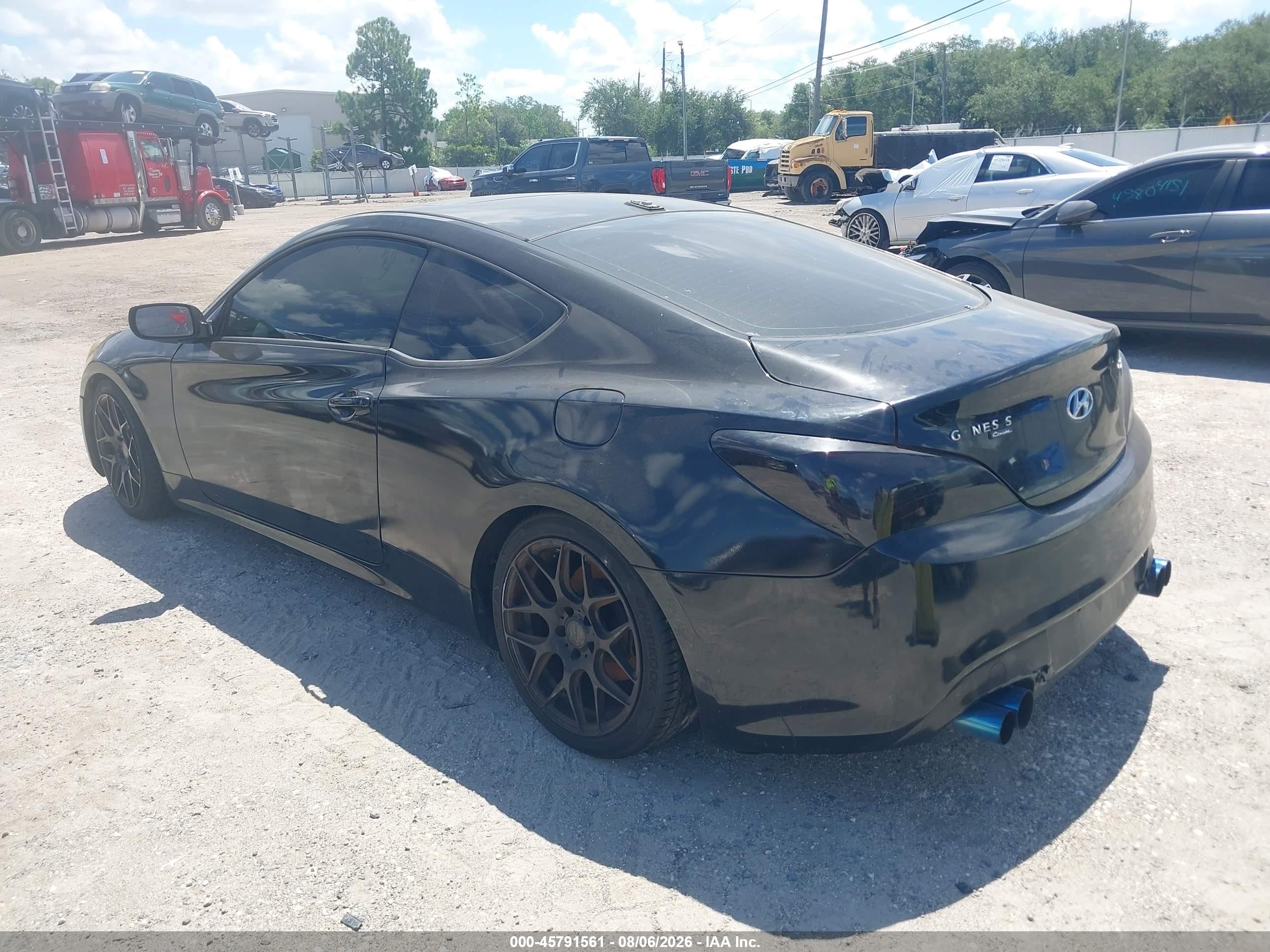 2013 Hyundai Genesis 2.0t Premium Черный vin: KMHHT6KD8DU102654