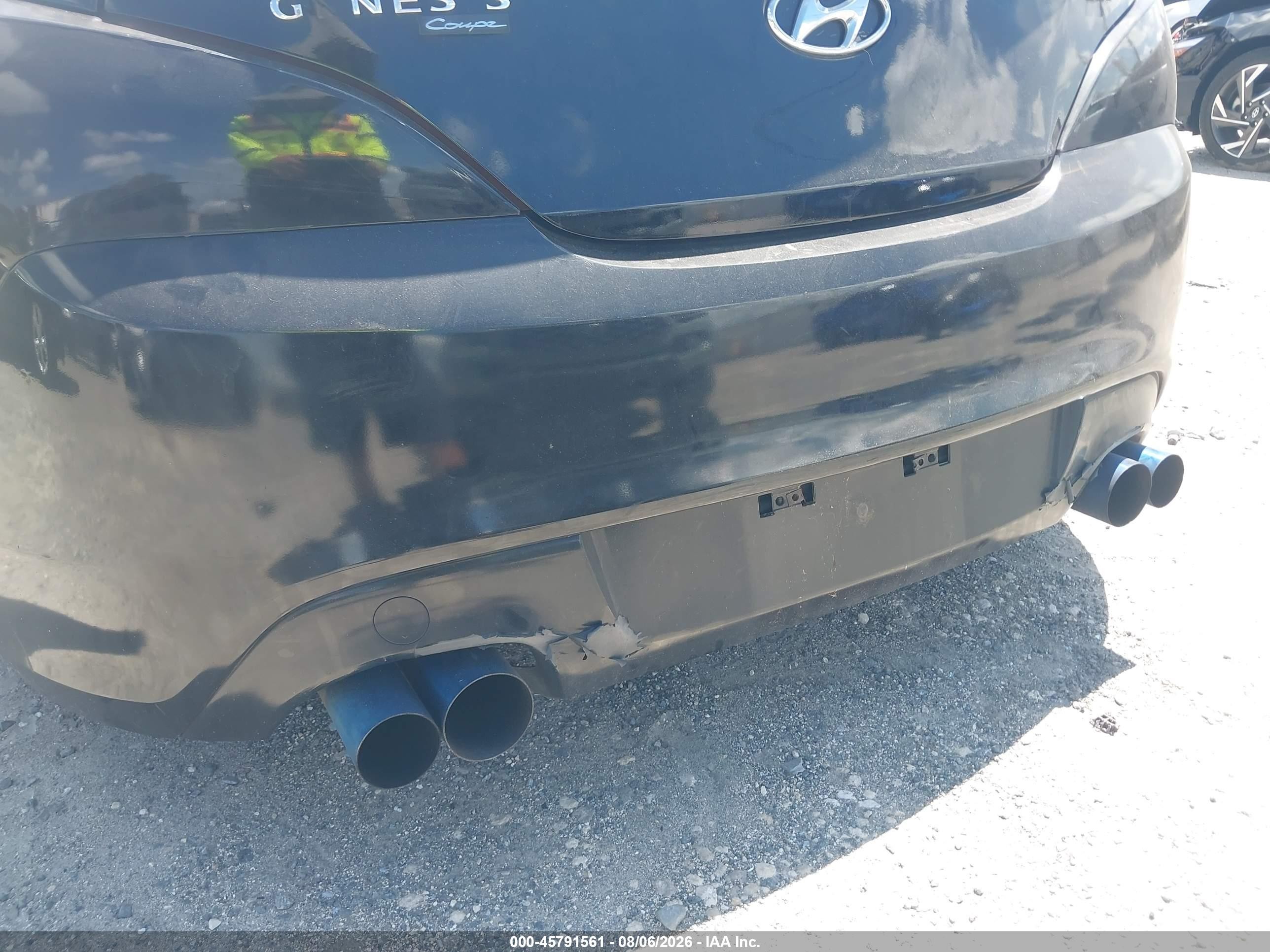 2013 Hyundai Genesis 2.0t Premium Черный vin: KMHHT6KD8DU102654