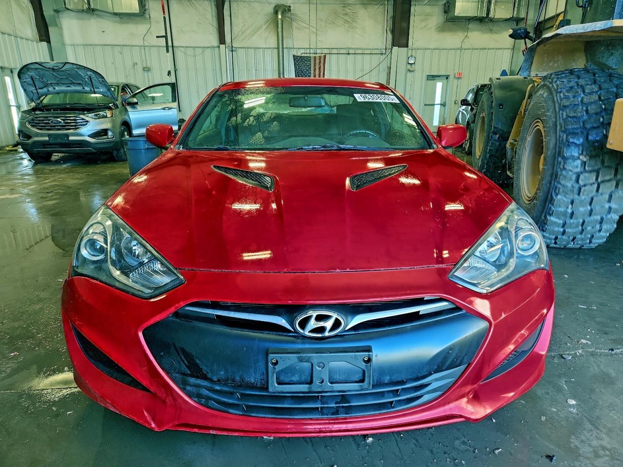 2013 Hyundai Genesis Coupe 2.0t Red vin: KMHHT6KD8DU109362