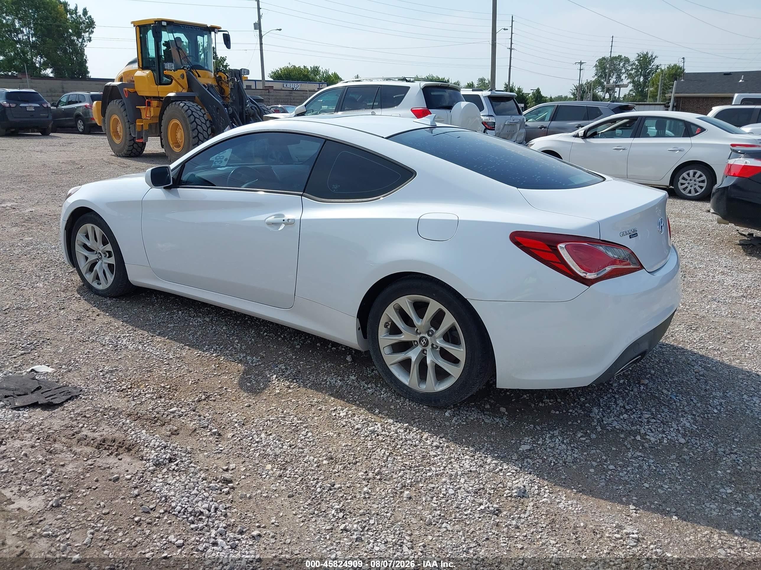 2013 Hyundai Genesis 2.0t Premium White vin: KMHHT6KD8DU111502