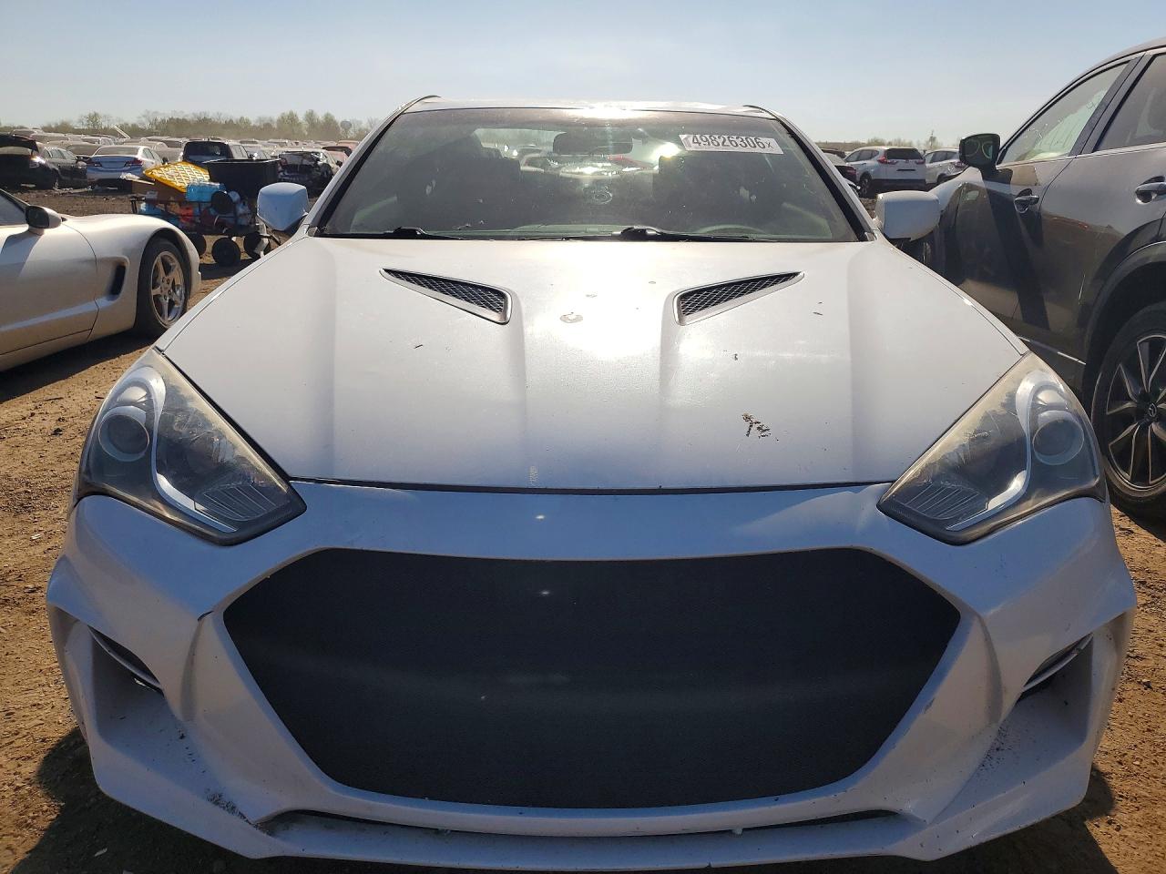 2013 Hyundai Genesis Coupe 2.0t R-spec White vin: KMHHT6KD8DU112410
