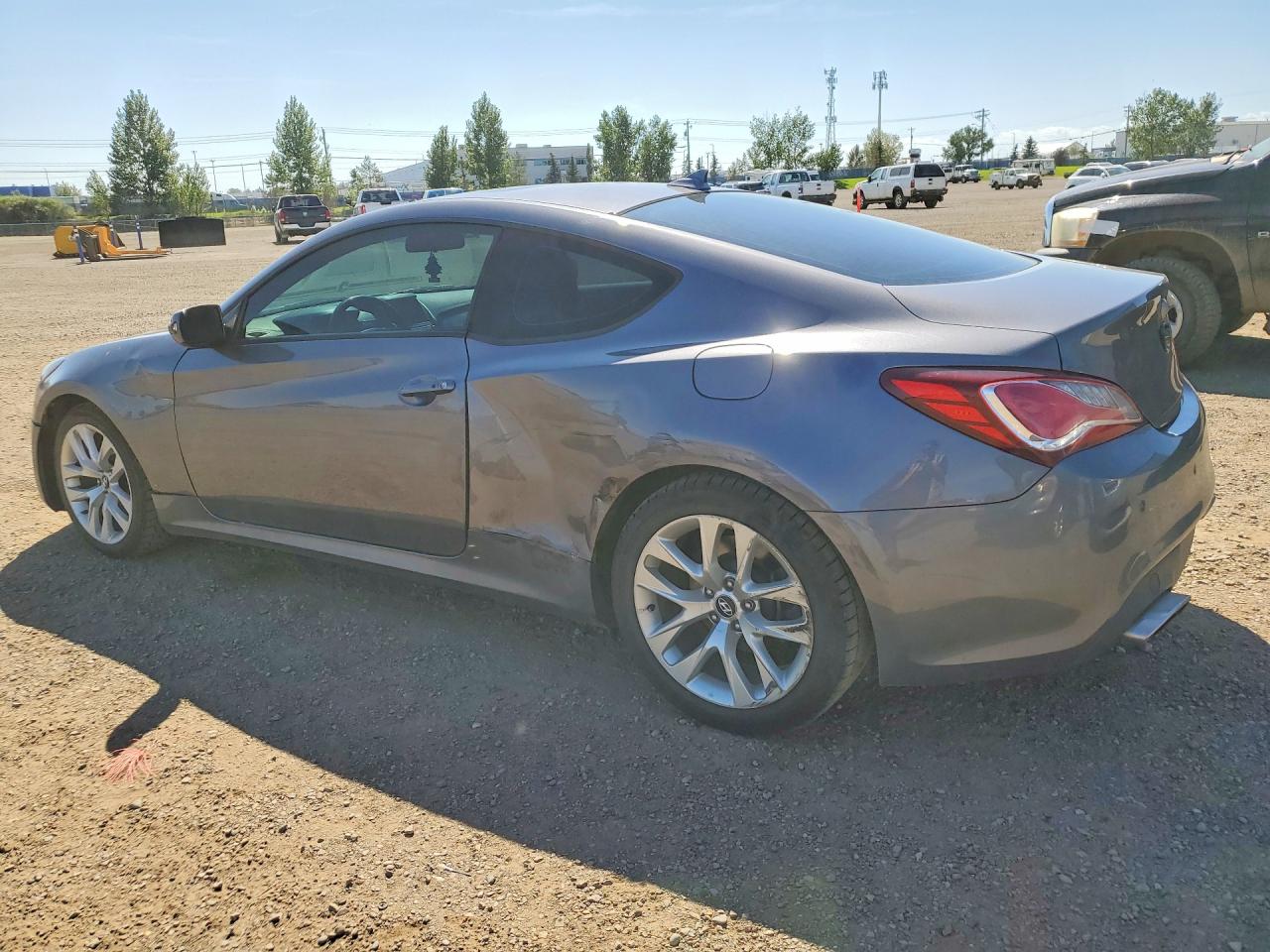 2014 Hyundai Genesis Coupe 2.0t Gray vin: KMHHT6KD8EU115907