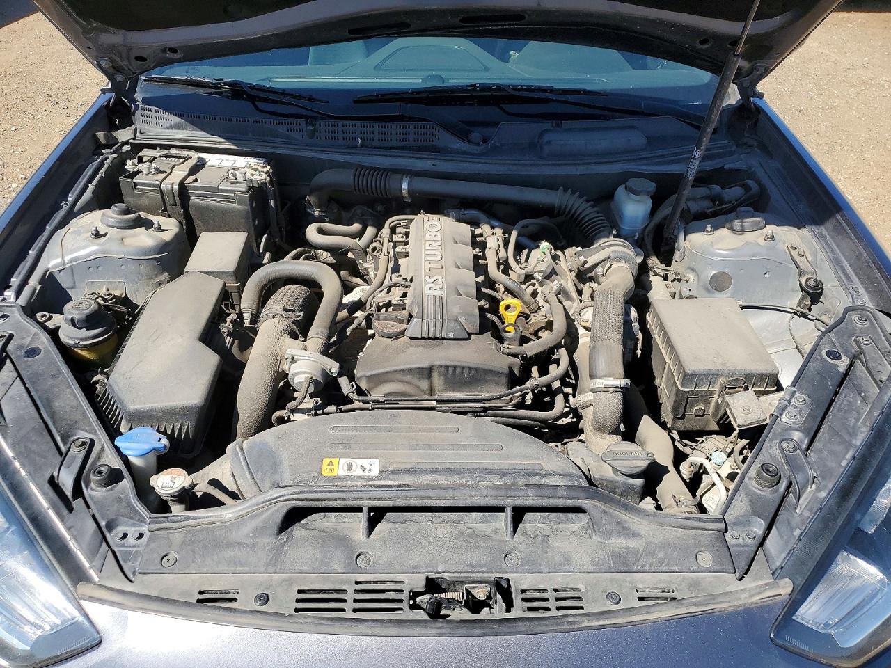 2014 Hyundai Genesis Coupe 2.0t Серый vin: KMHHT6KD8EU115907