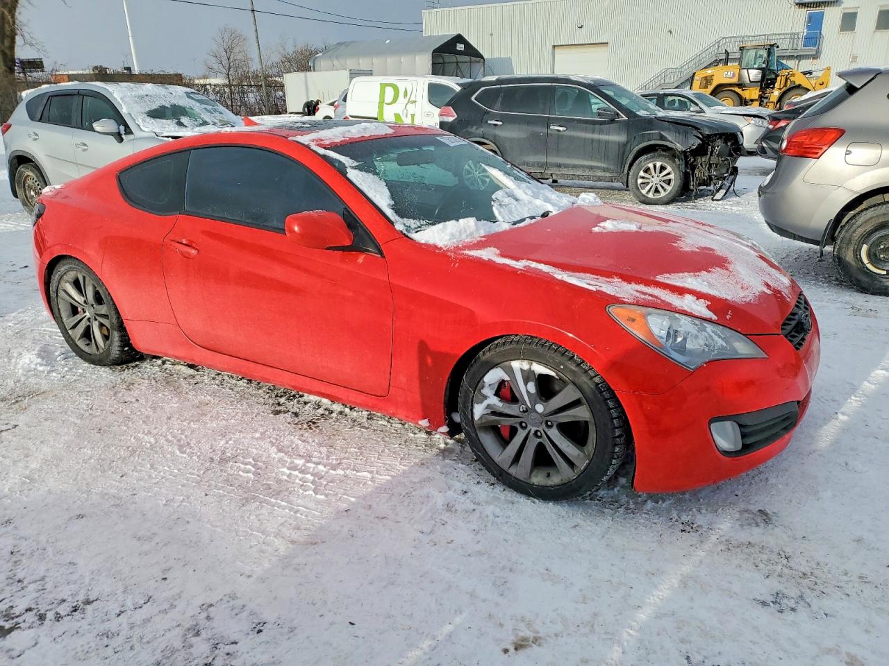 2010 Hyundai Genesis Coupe 2.0t Красный vin: KMHHT6KD9AU027104