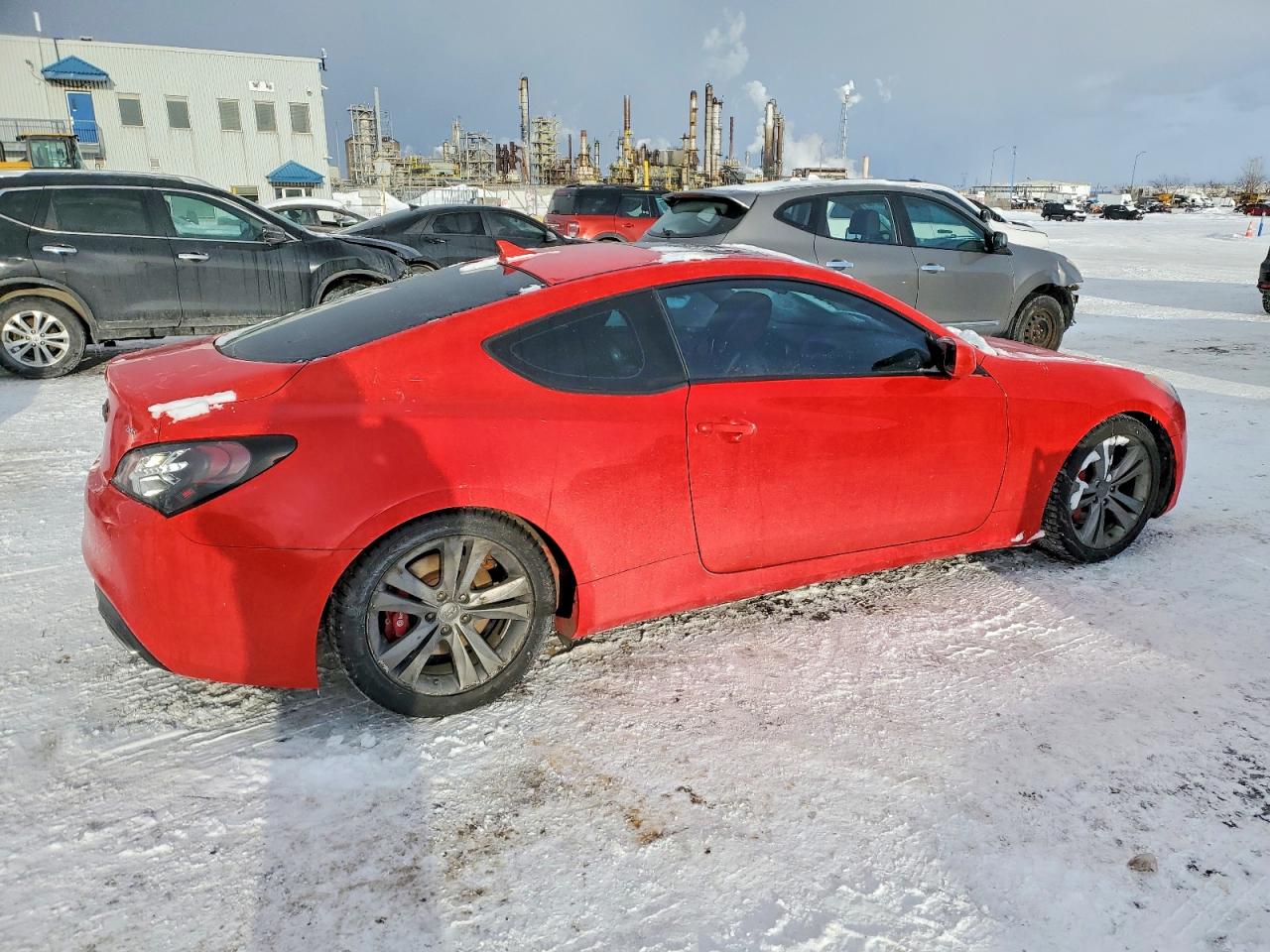 2010 Hyundai Genesis Coupe 2.0t Красный vin: KMHHT6KD9AU027104