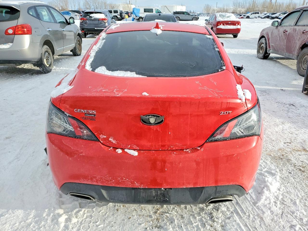 2010 Hyundai Genesis Coupe 2.0t Красный vin: KMHHT6KD9AU027104