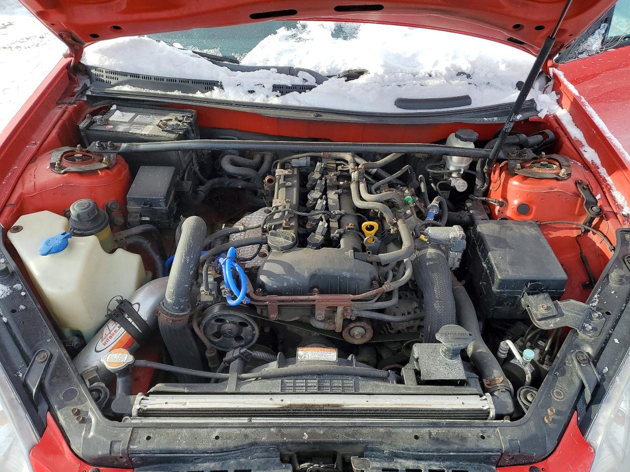 2010 Hyundai Genesis Coupe 2.0t Красный vin: KMHHT6KD9AU027104
