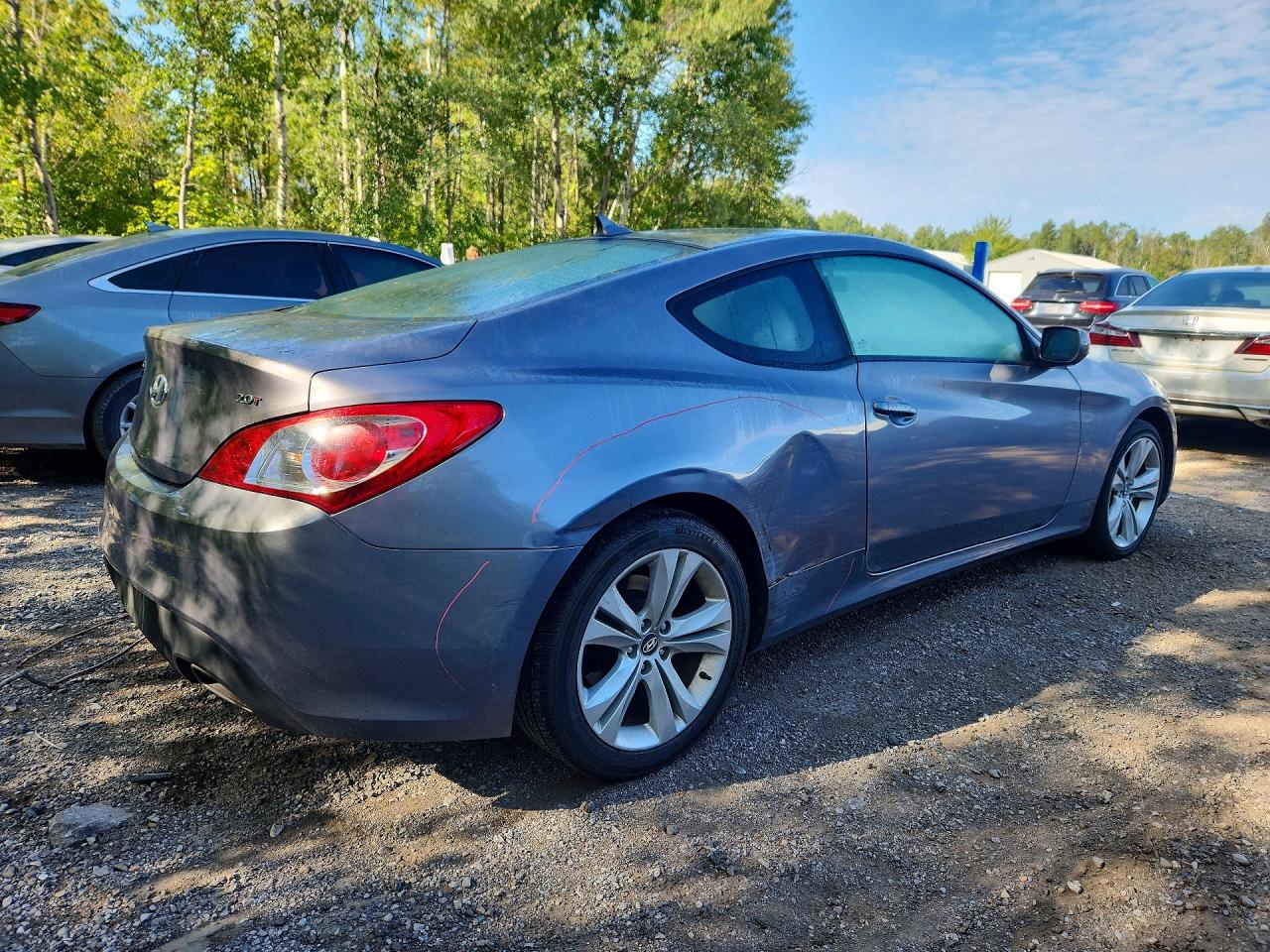 2010 Hyundai Genesis Coupe 2.0t Gray vin: KMHHT6KD9AU036823