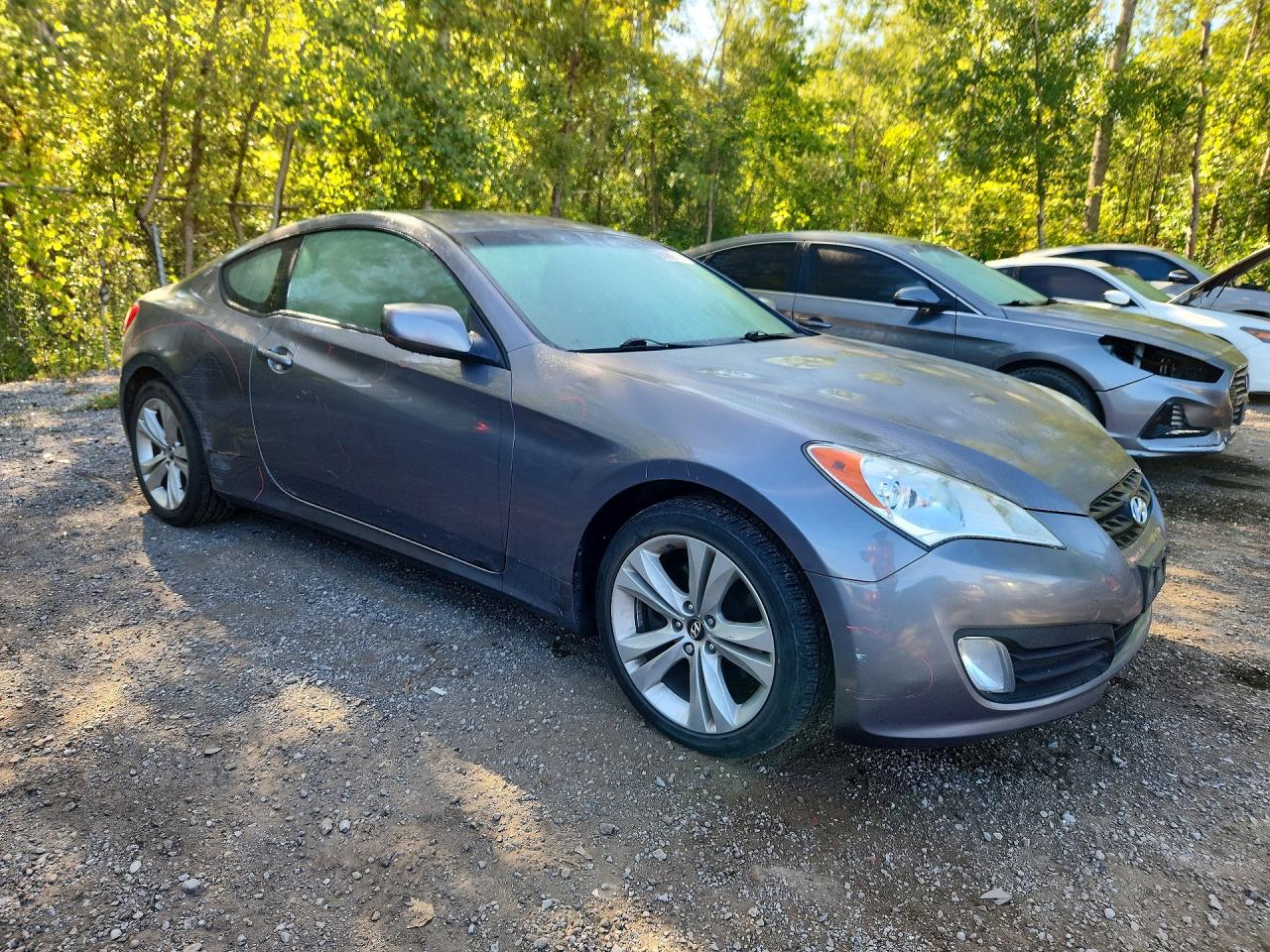 2010 Hyundai Genesis Coupe 2.0t Gray vin: KMHHT6KD9AU036823