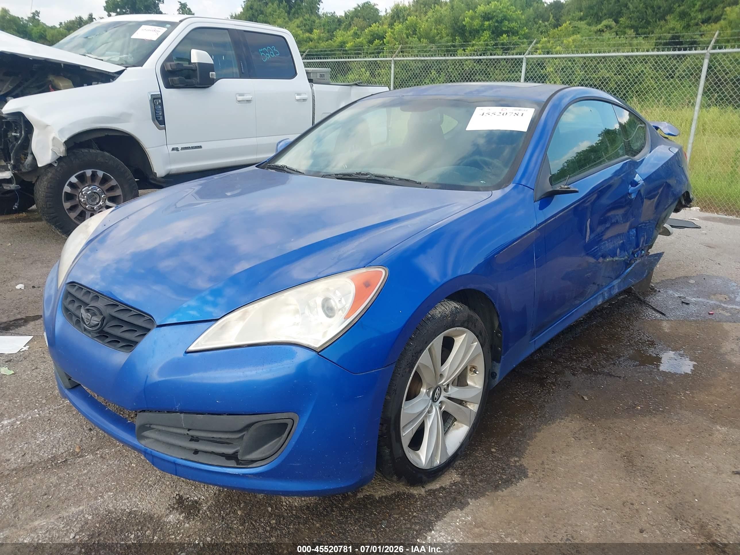 2011 Hyundai Genesis 2.0t Premium Blue vin: KMHHT6KD9BU044115