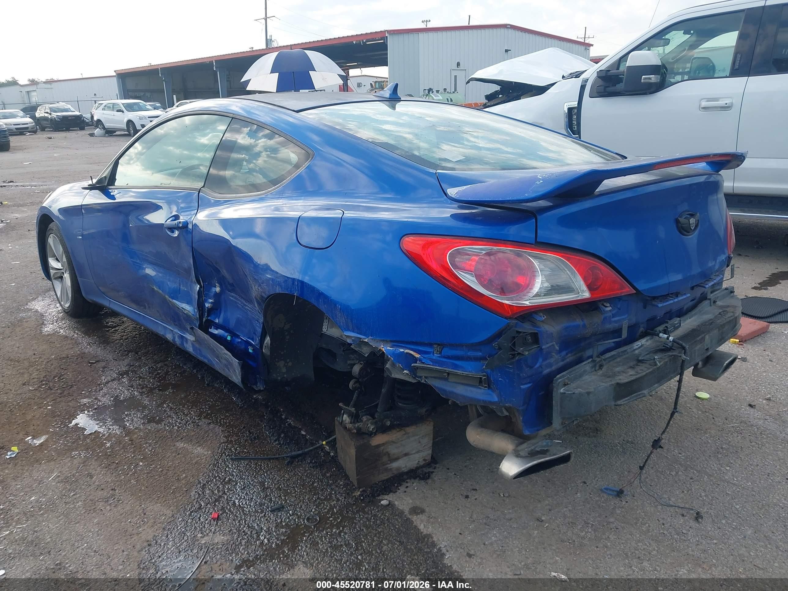 2011 Hyundai Genesis 2.0t Premium Blue vin: KMHHT6KD9BU044115