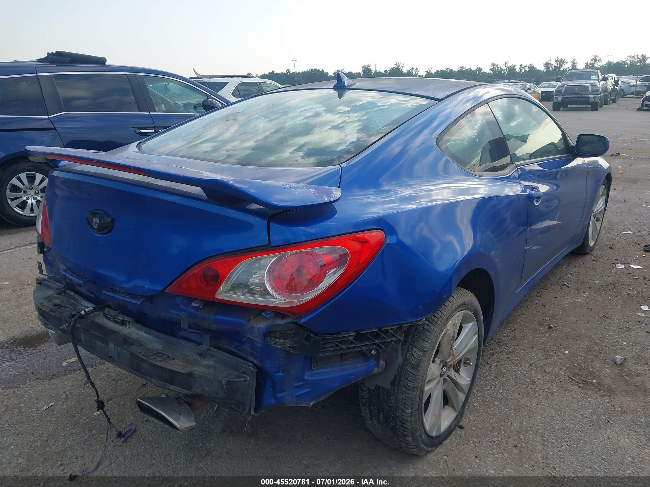 2011 Hyundai Genesis 2.0t Premium Blue vin: KMHHT6KD9BU044115
