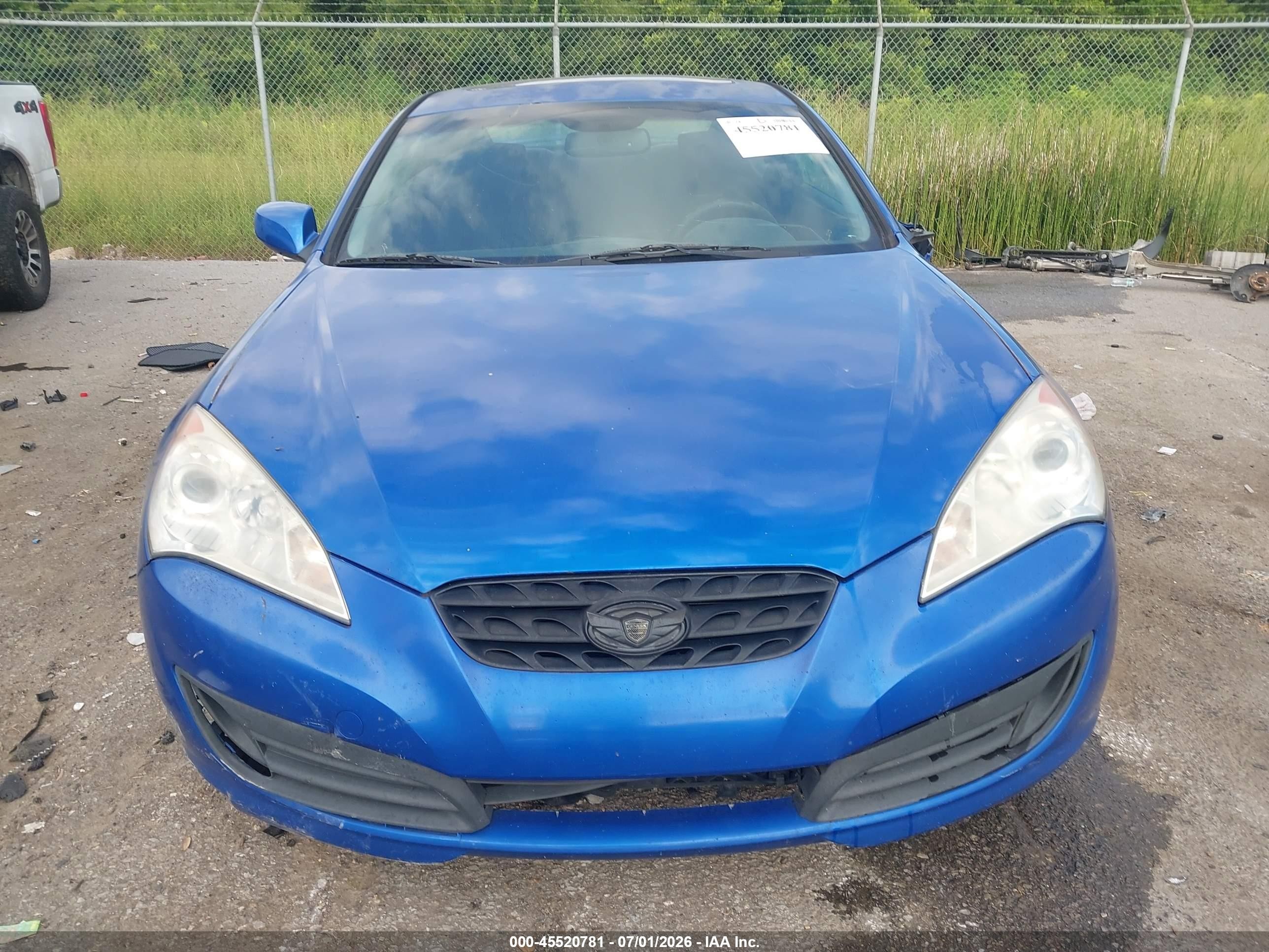 2011 Hyundai Genesis 2.0t Premium Blue vin: KMHHT6KD9BU044115