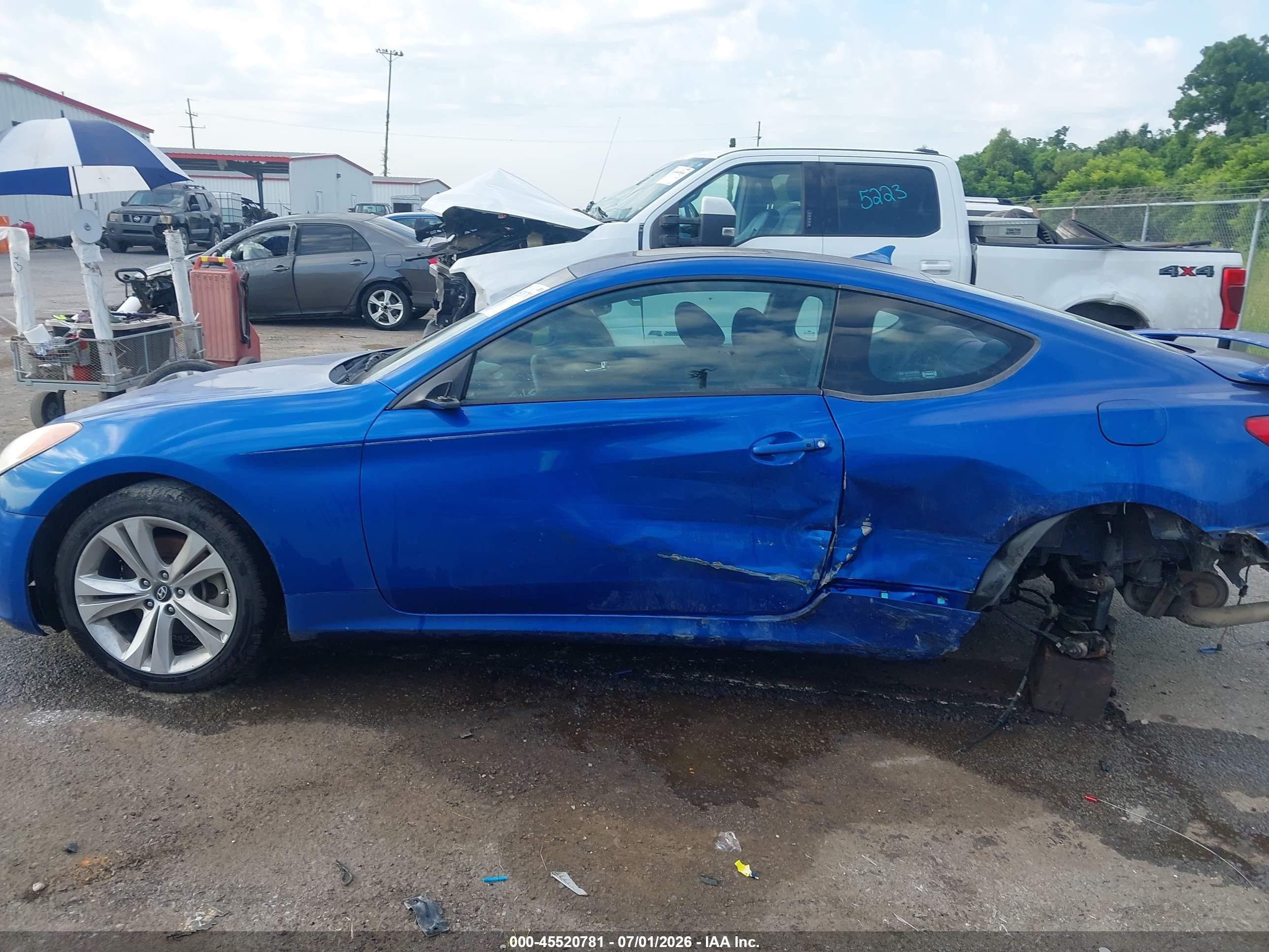 2011 Hyundai Genesis 2.0t Premium Blue vin: KMHHT6KD9BU044115