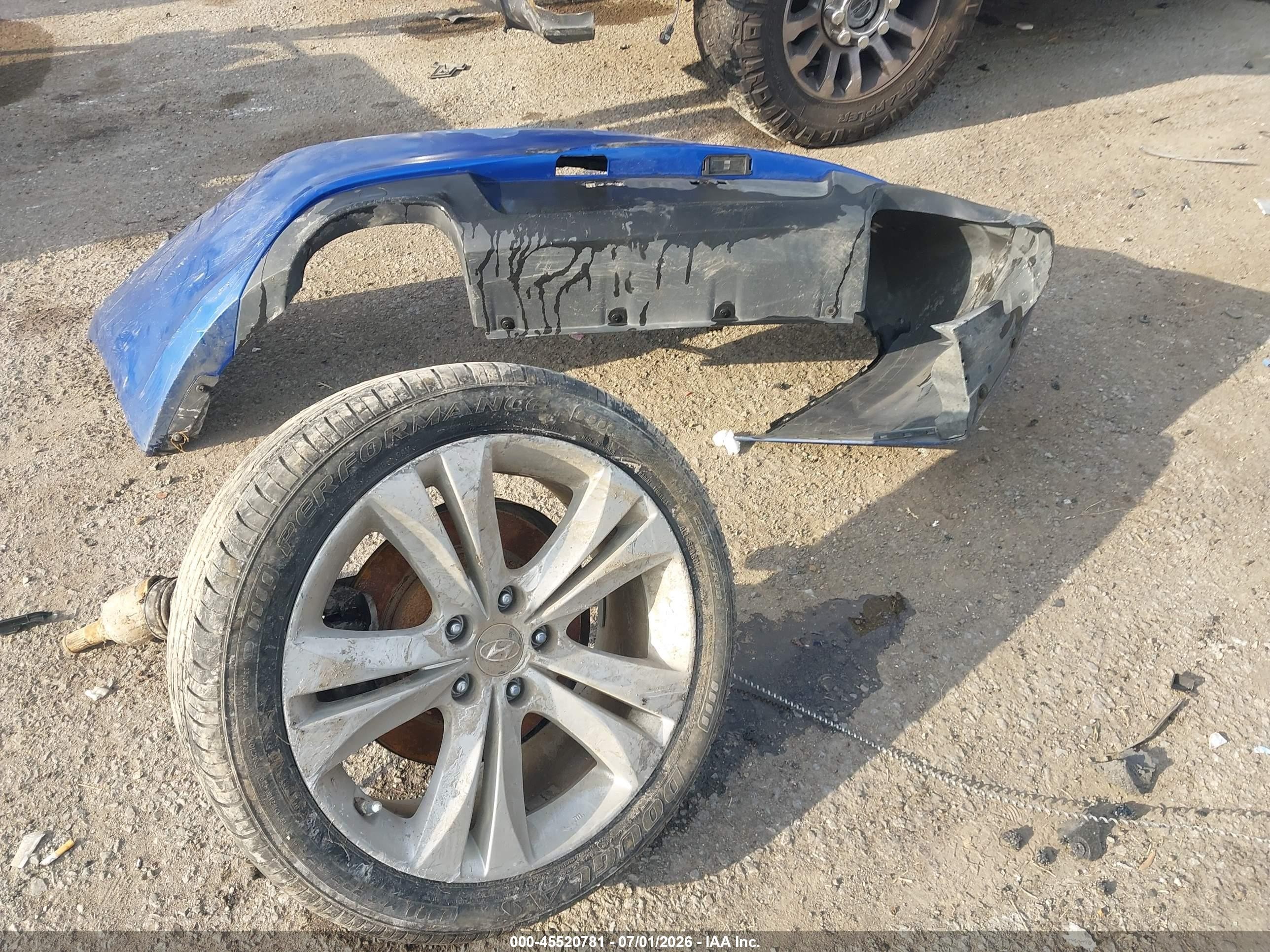 2011 Hyundai Genesis 2.0t Premium Blue vin: KMHHT6KD9BU044115