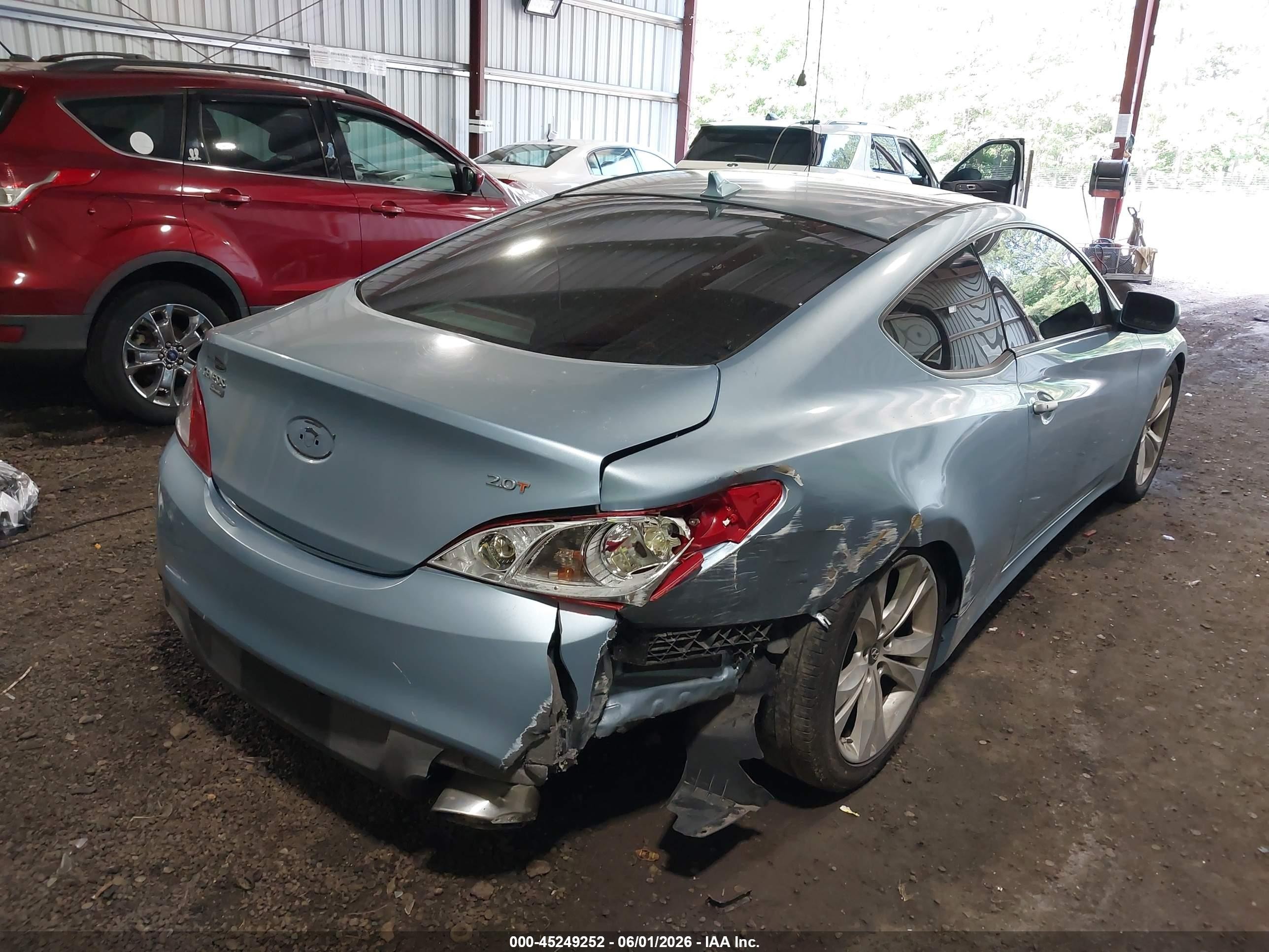 2011 Hyundai Genesis 2.0t Premium Blue vin: KMHHT6KD9BU047726