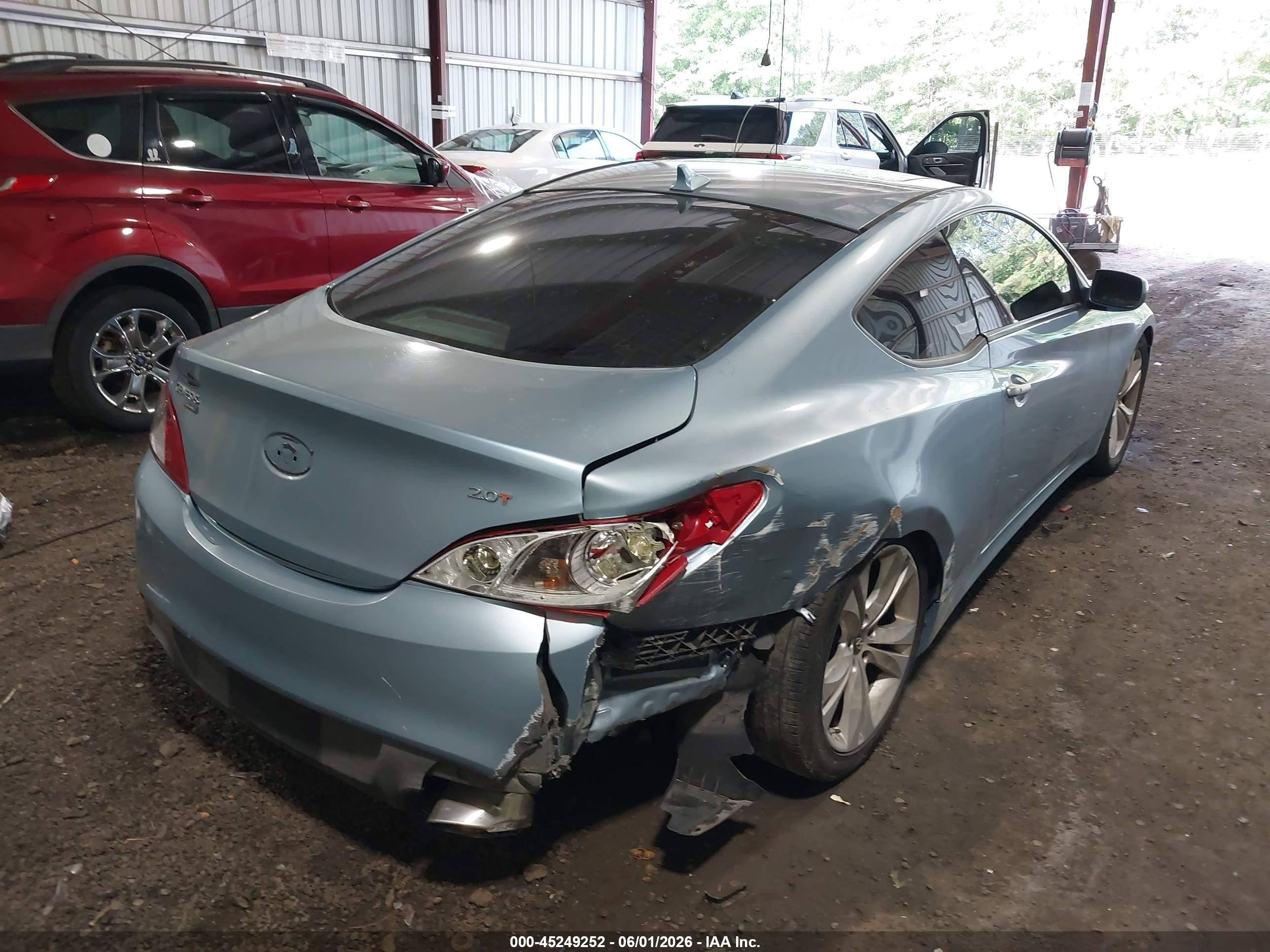 2011 Hyundai Genesis 2.0t Premium Blue vin: KMHHT6KD9BU047726