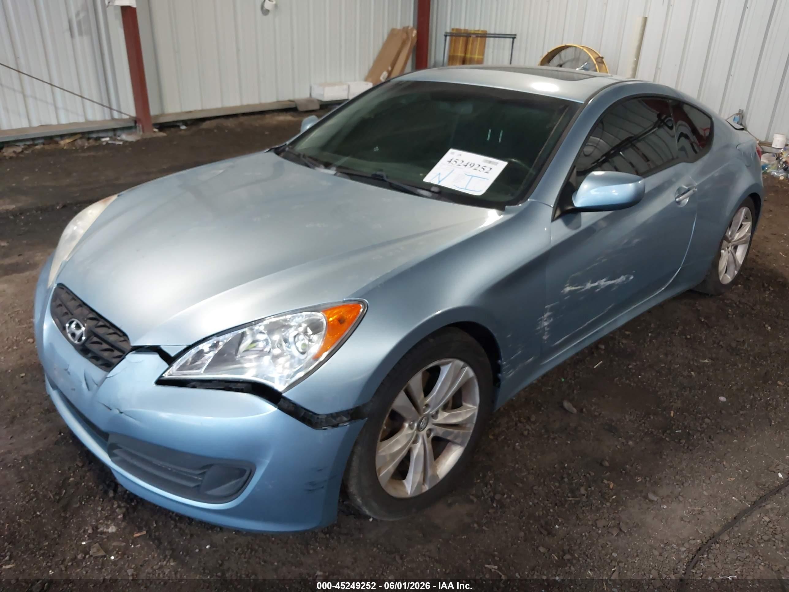 2011 Hyundai Genesis 2.0t Premium Blue vin: KMHHT6KD9BU047726