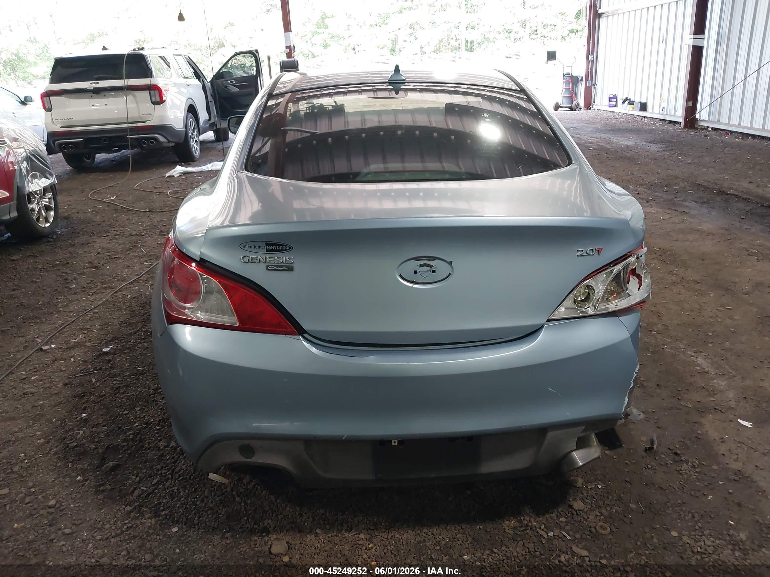 2011 Hyundai Genesis 2.0t Premium Blue vin: KMHHT6KD9BU047726