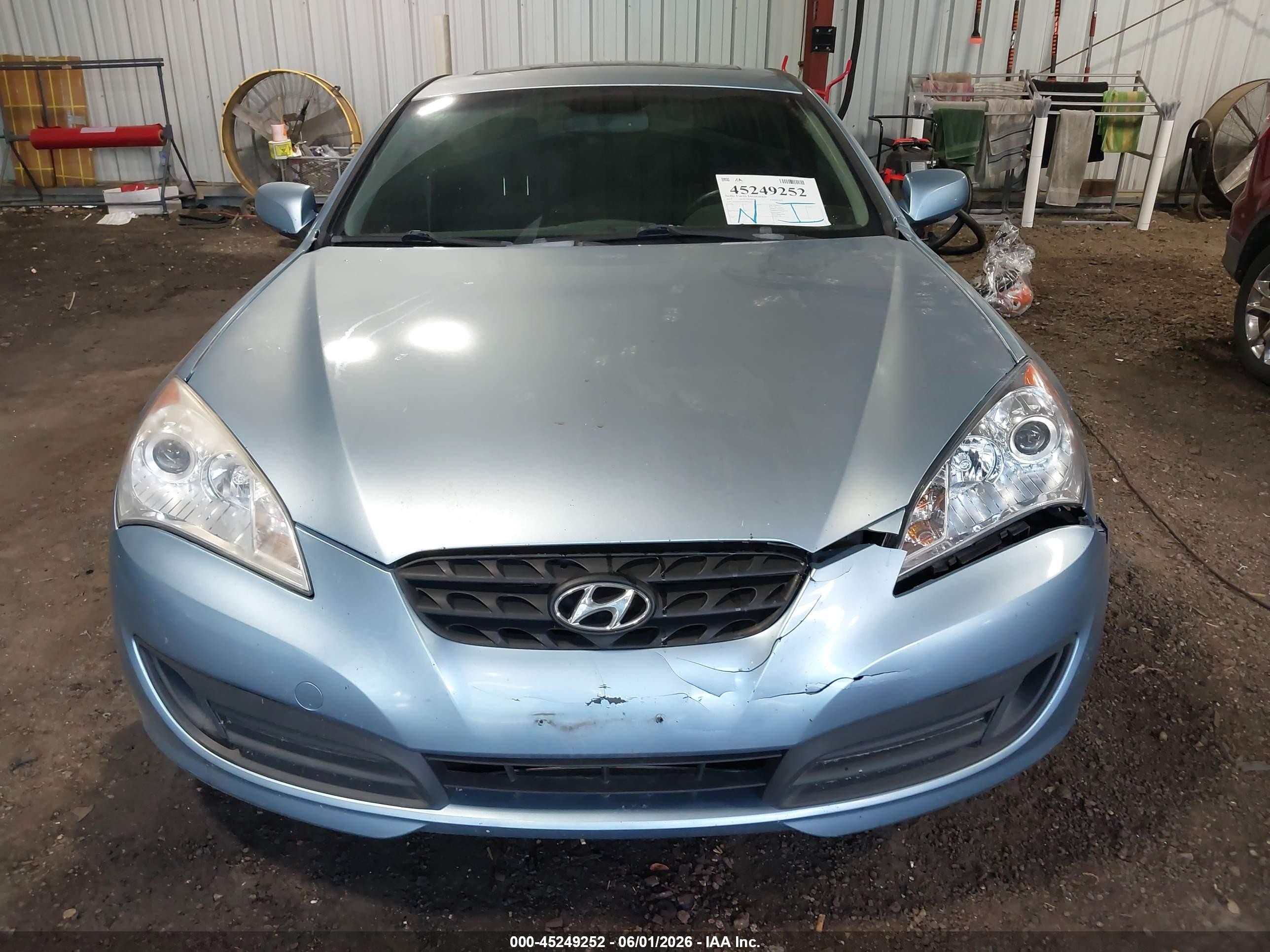 2011 Hyundai Genesis 2.0t Premium Blue vin: KMHHT6KD9BU047726