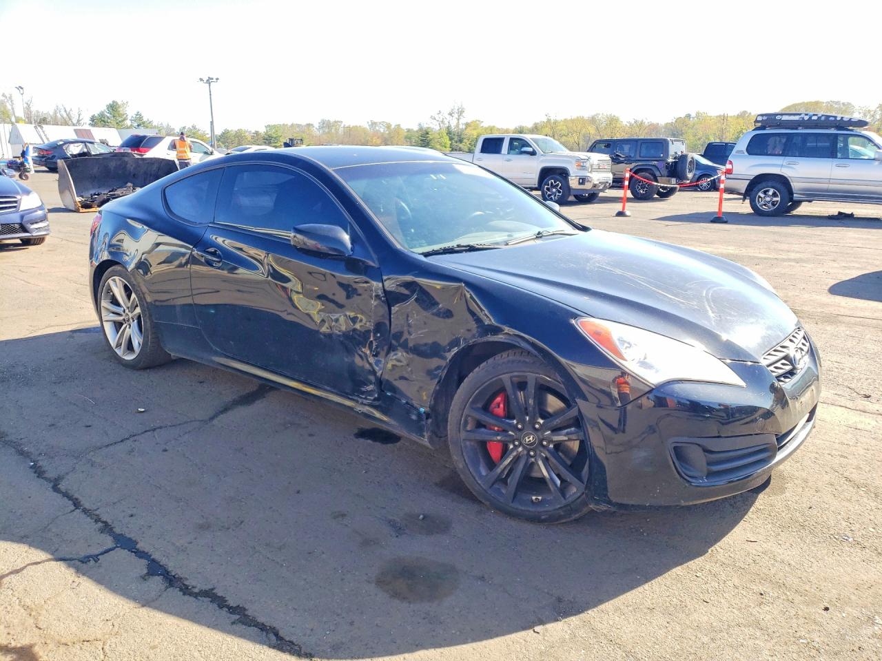2011 Hyundai Genesis Coupe 2.0t Black vin: KMHHT6KD9BU053123